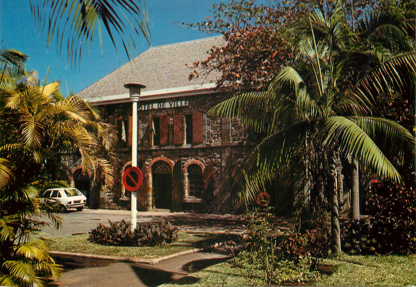 CPM Ile de la Reunion Hotel de Ville St Leu 