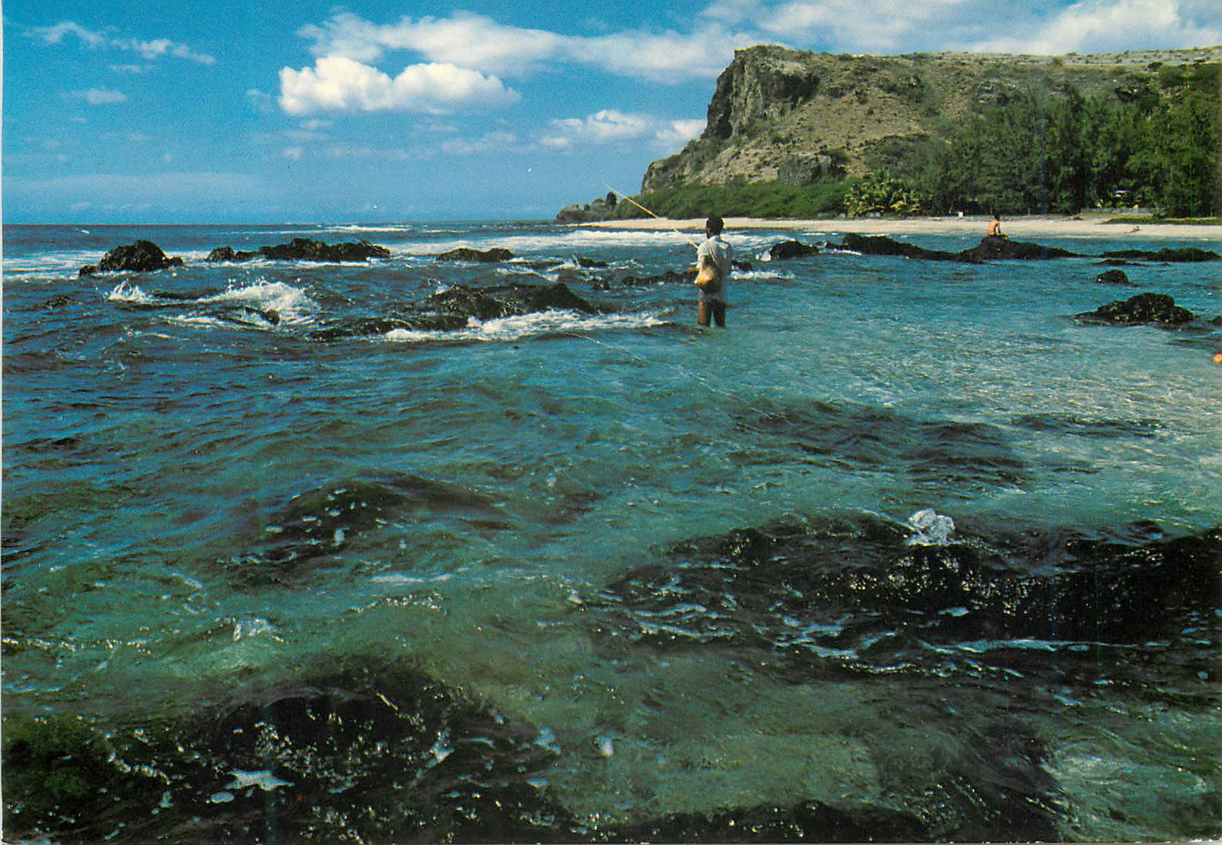 CPM Ile de la Reunion Vu du Boucan Canot Le Cap Lahoussay 