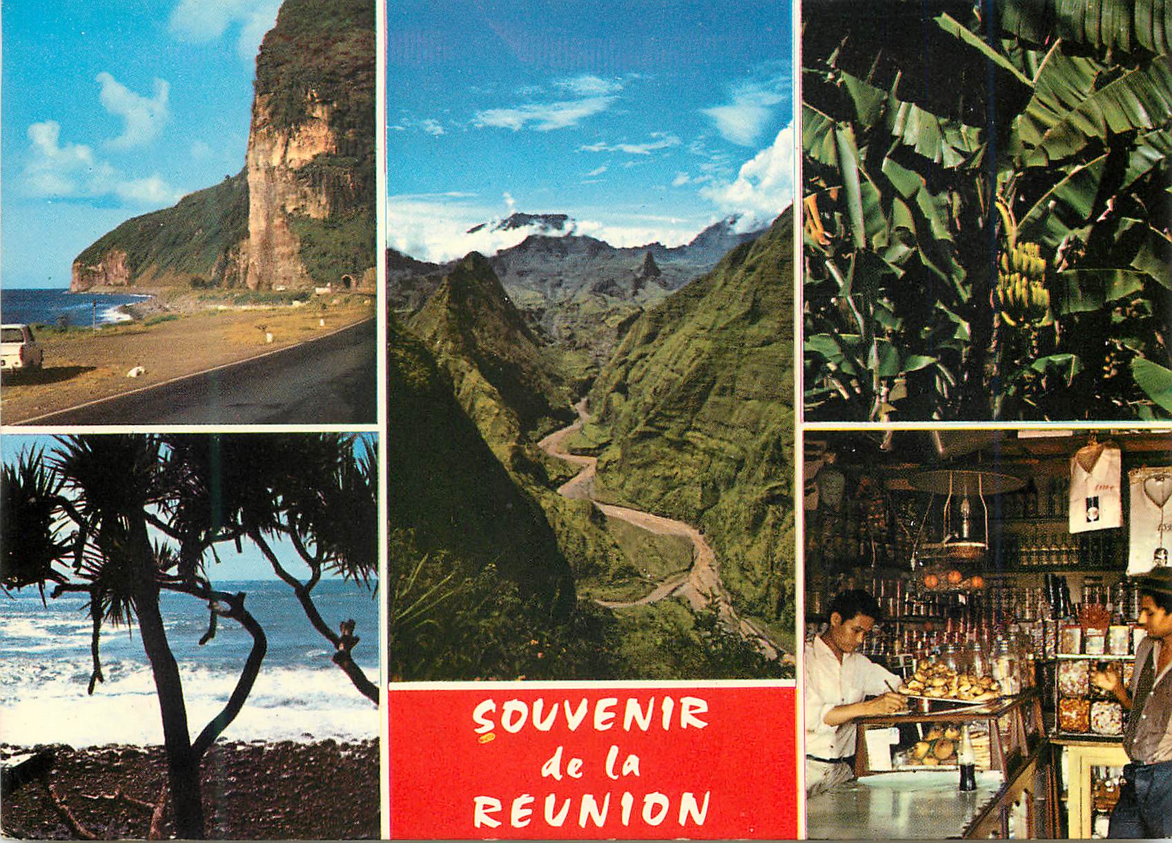CPM Souvenir de La Reunion La Route en Corniche Cote Sauvage 