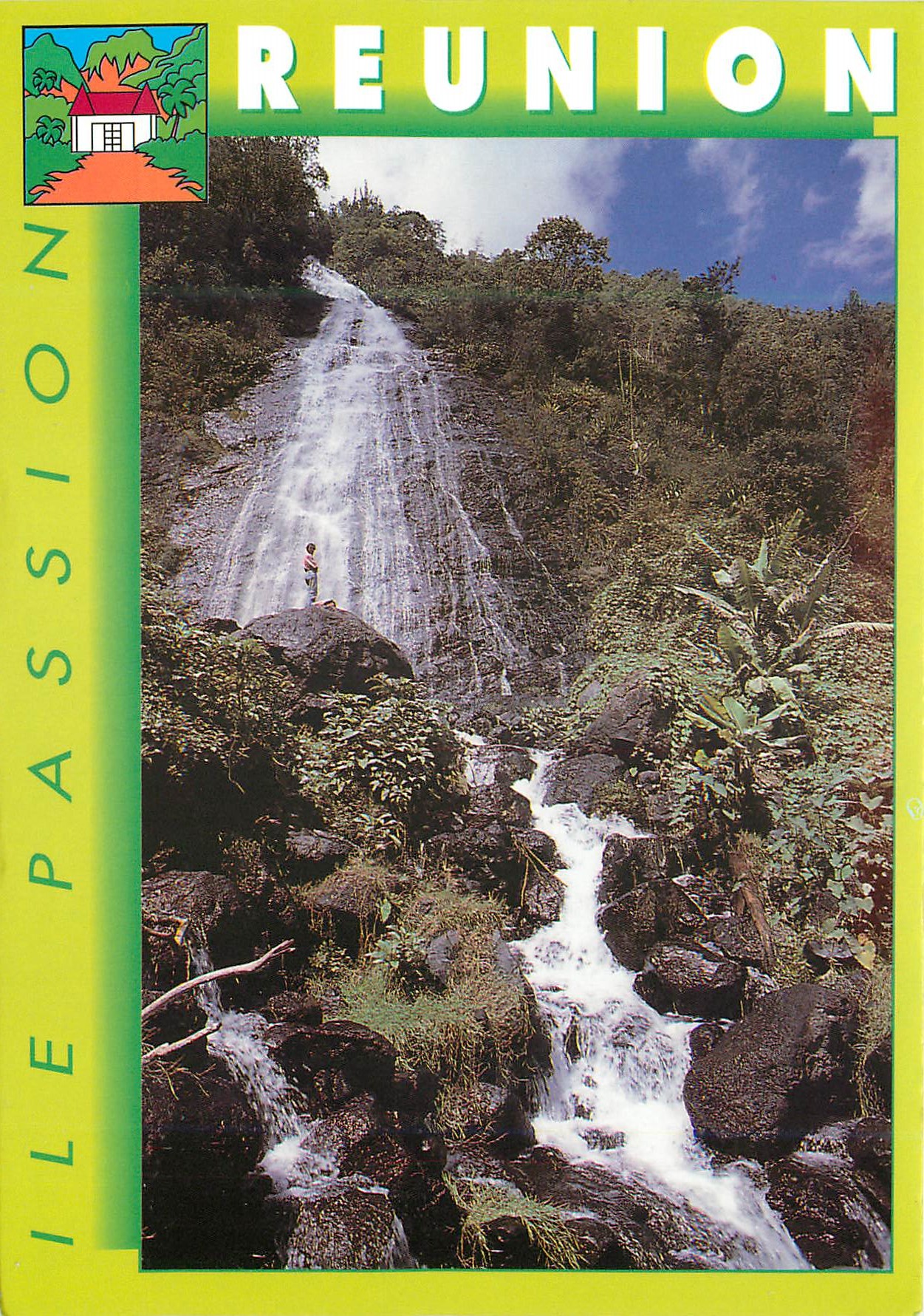 CPM Ile de la Reunion Salazie Voile de la mairee 