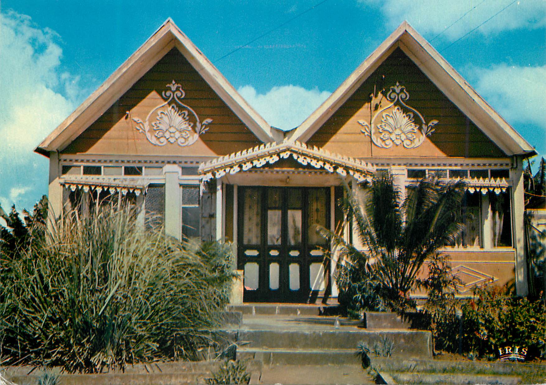 CPM La Reunion Maison creole au Tampon 
