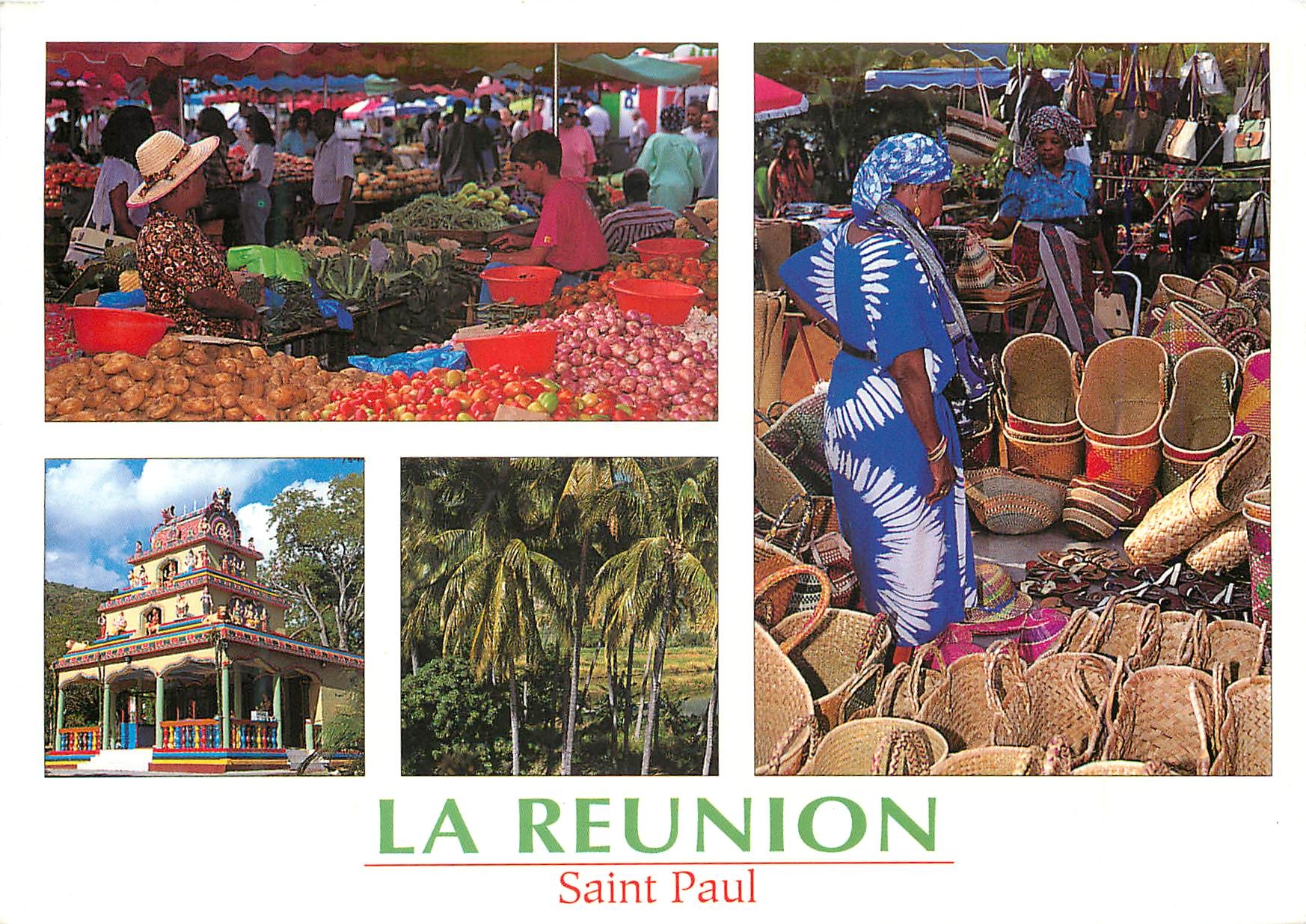 CPM Ile de la Reunion Le Marche a St Paul 