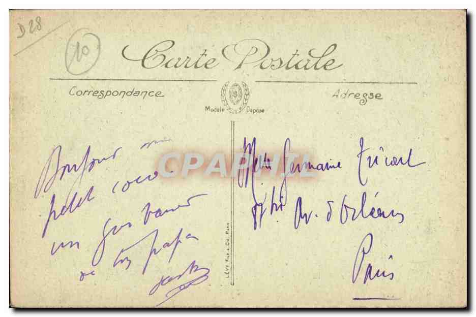 chartres CPA La cathedrale — Verso