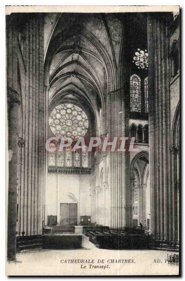 CPA Cathedrale de Chartres Le transept