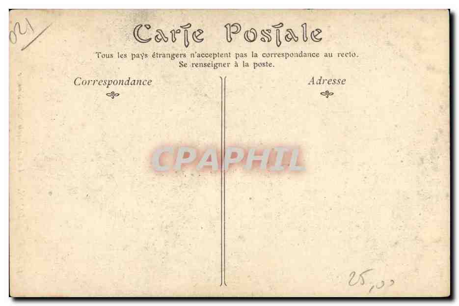 CPA Dijon La cathedrale Saint Benigne — Verso