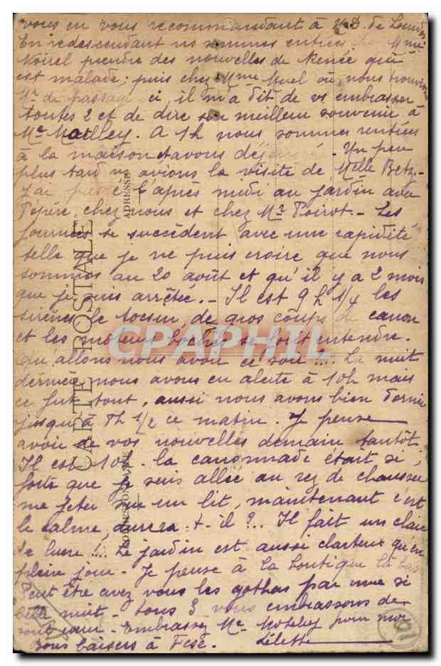 Nancy CPA Souvenir du pelerinage a St Mansuy Immaculee Conception — Verso