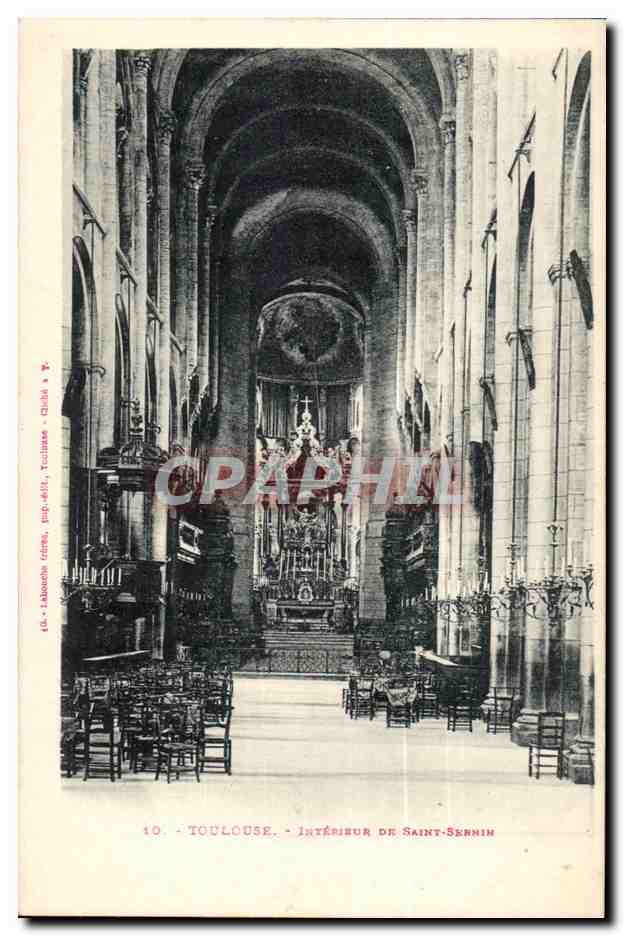 Toulouse CPA Interieur de Saint SErnin