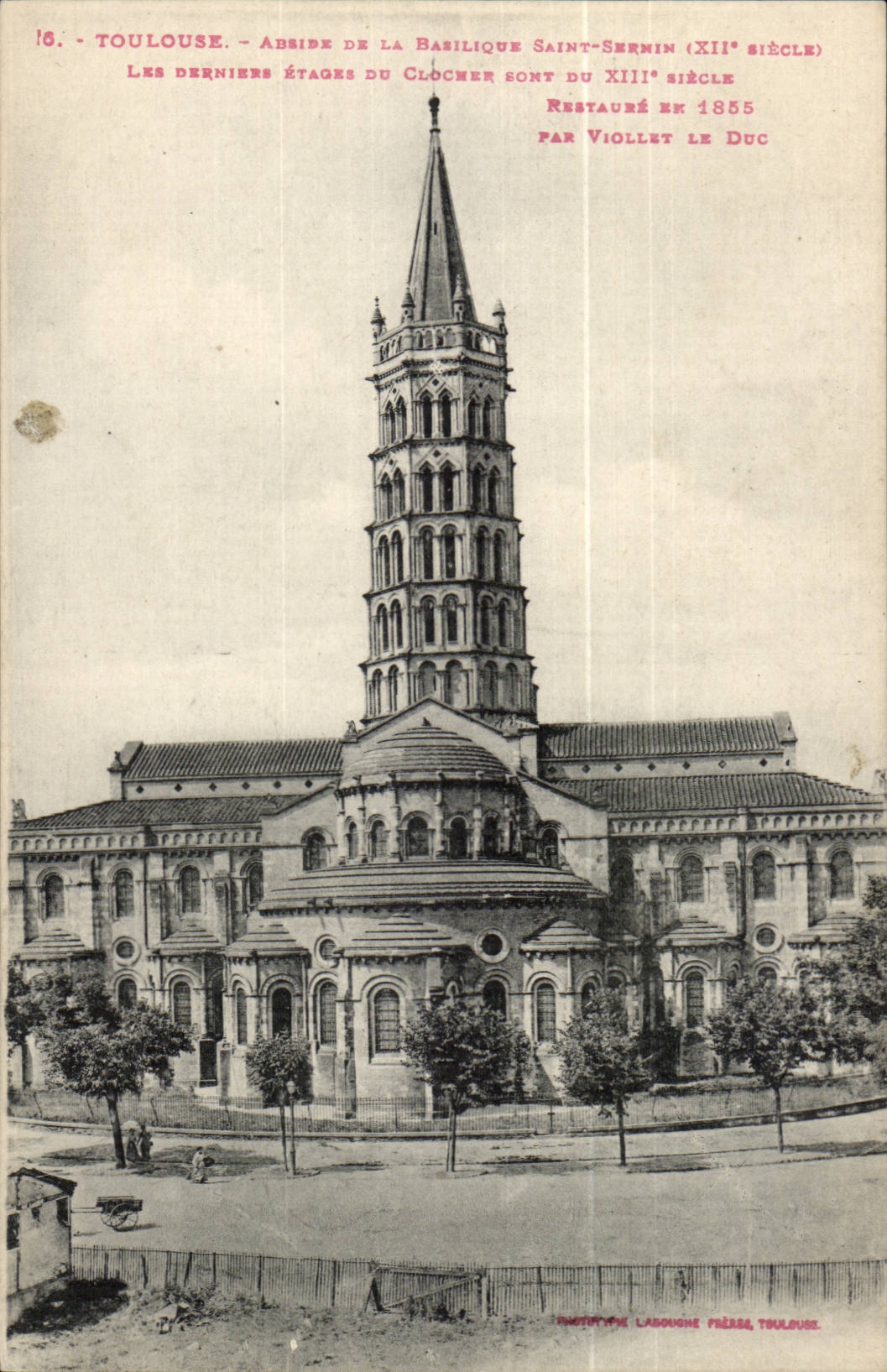 Toulouse CPA Abside de la basilique de St SErnin 