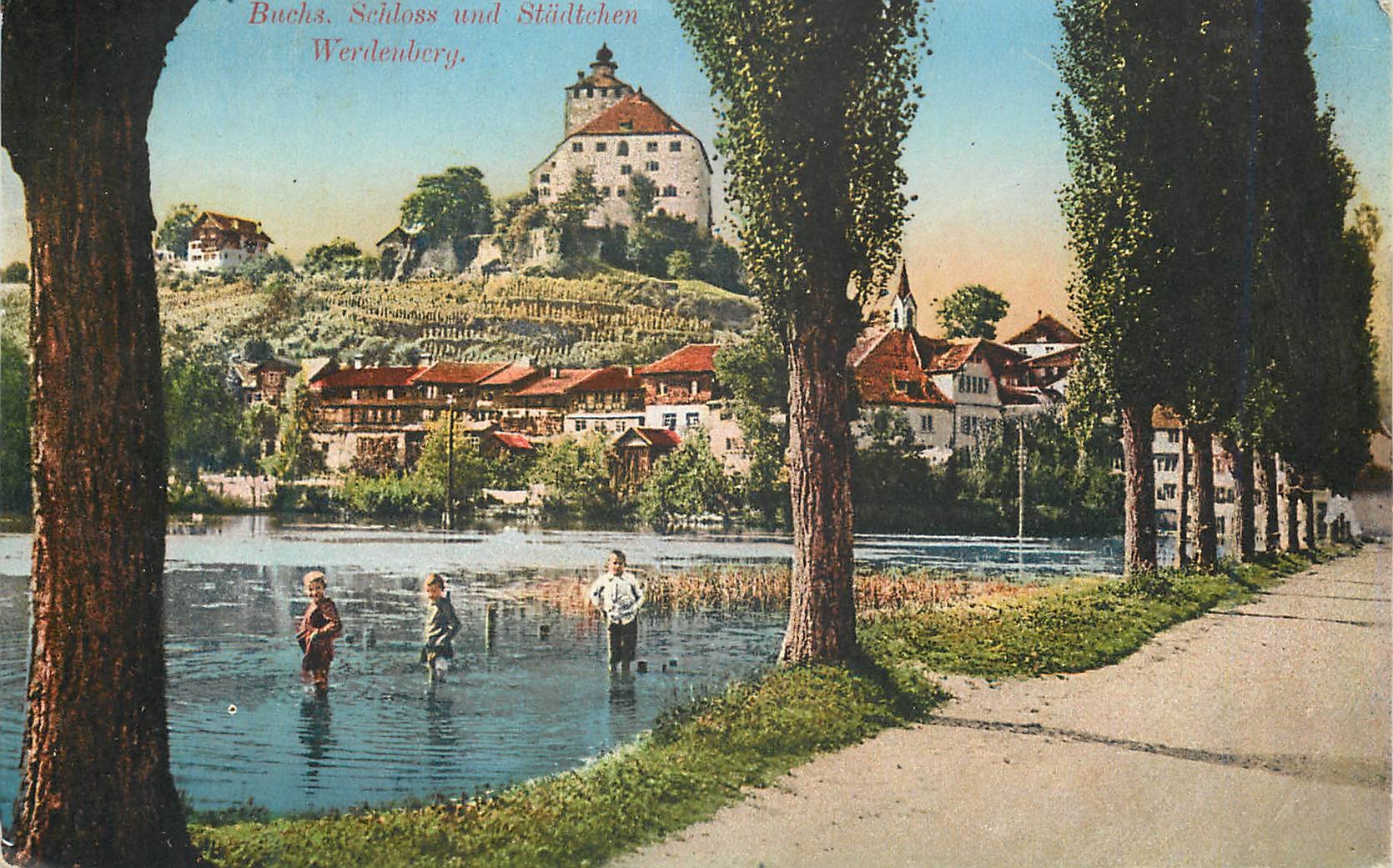 CPA Buchs Schloss und Stadtchen Werdenberg 