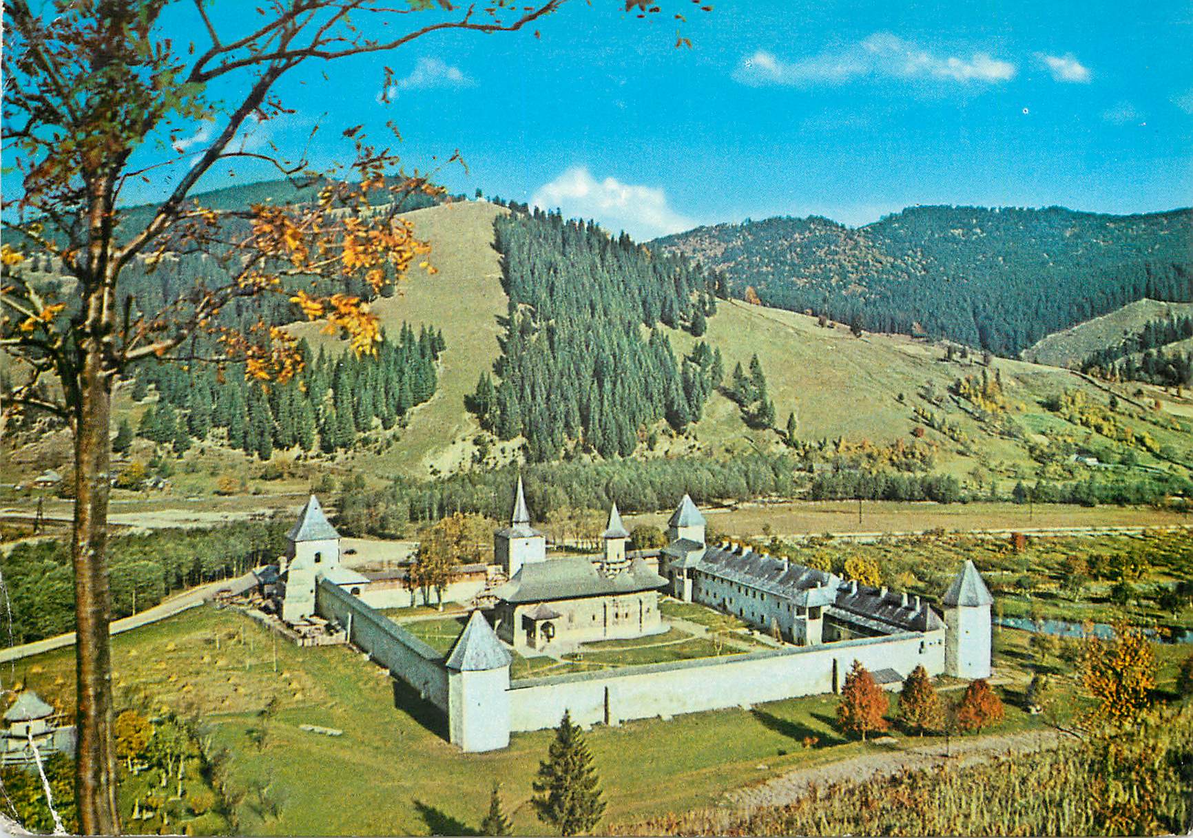 Mănăstirea Sucevița — Vedere generală — Mănăstirea Sucevița, Cod 713/72 - Recto