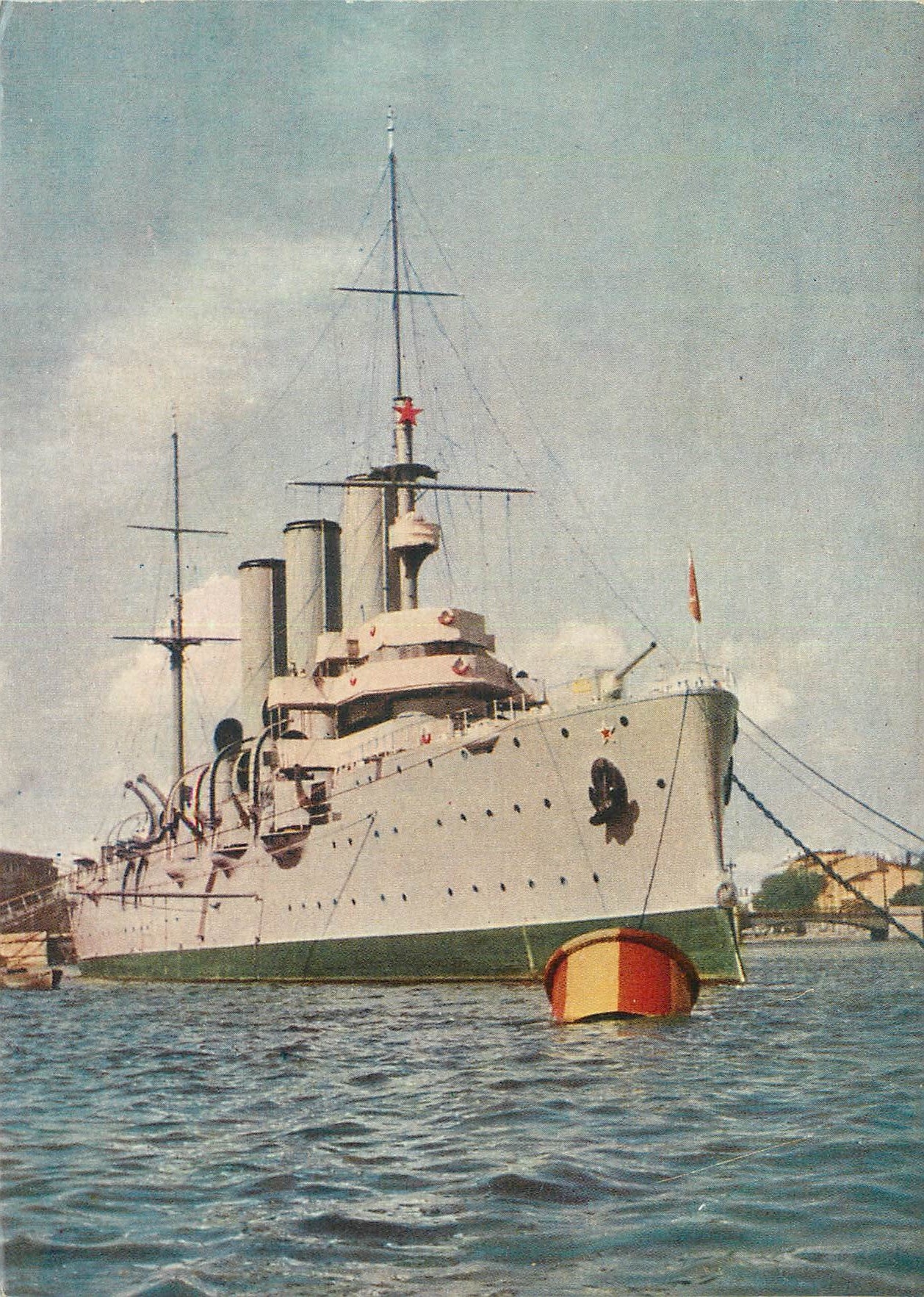 CPM Le Croiseur a mouillage eternel Bateau de guerre