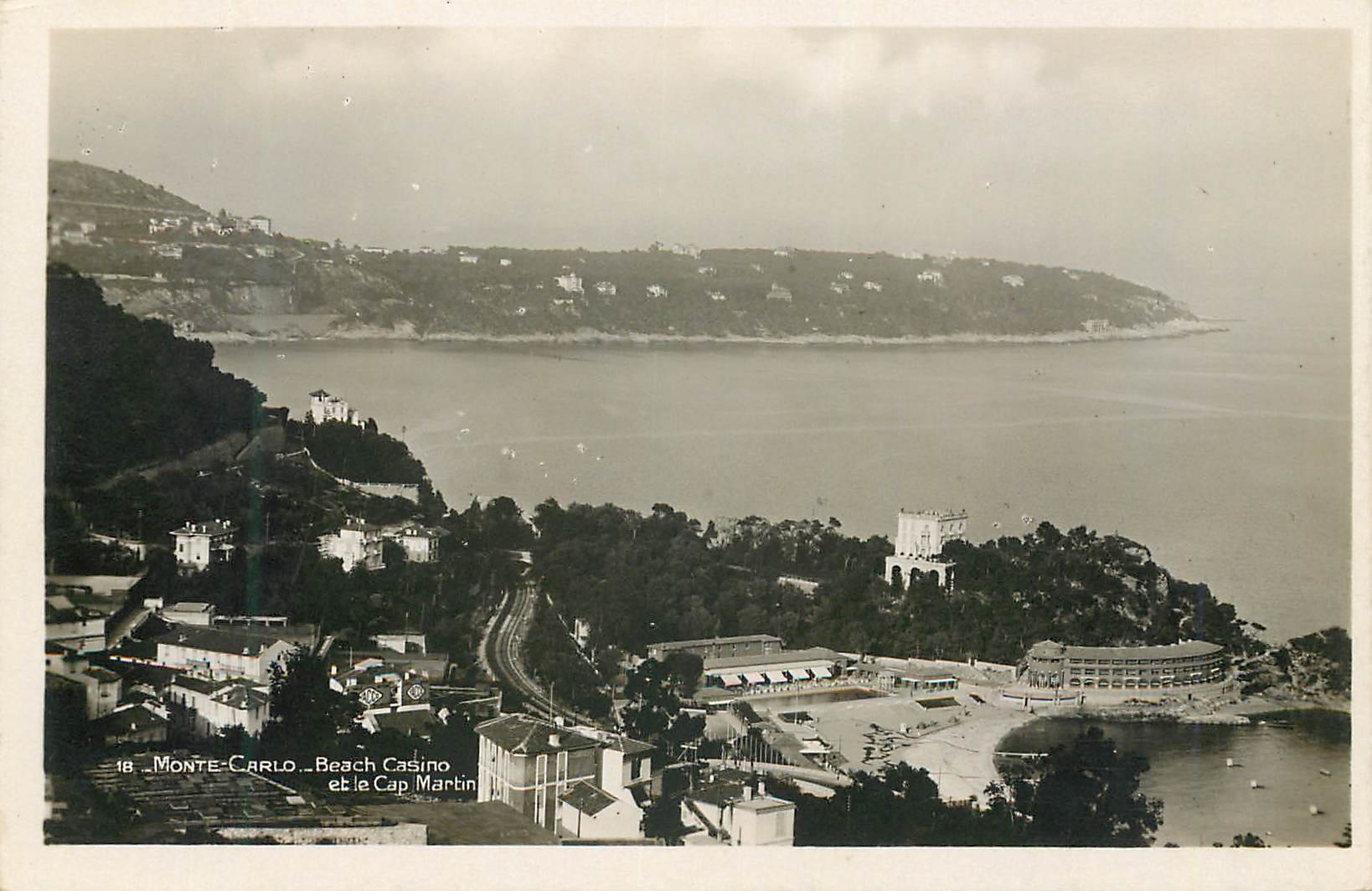 CPA Monte Carlo Beach Casino et le Cap Martin