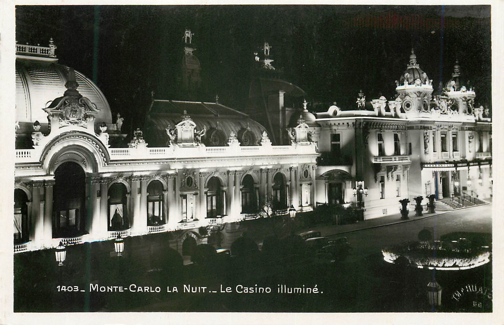 CPM Monte Carlo la nuit Le casino illumine 