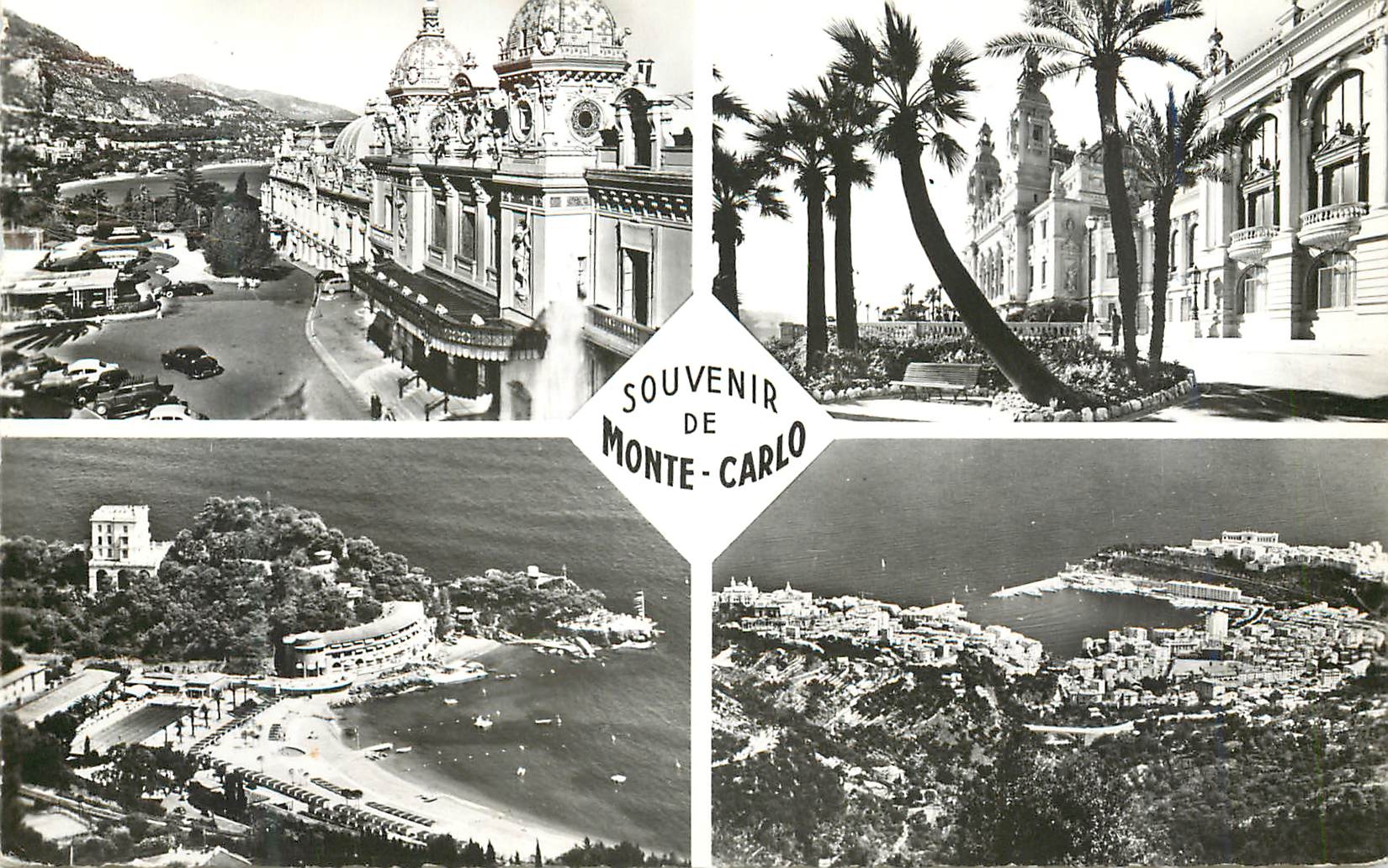 CPM Cote d Azur souvenir de Monte Carlo 