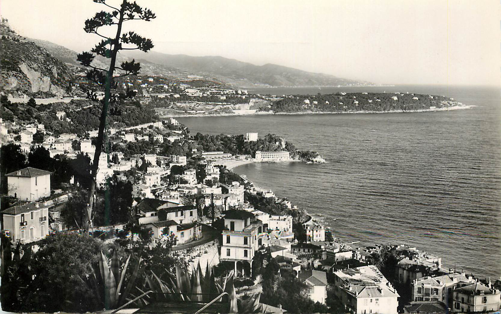 CPM Monte Carlo beach Au fond Le Cap Martin et l italie 