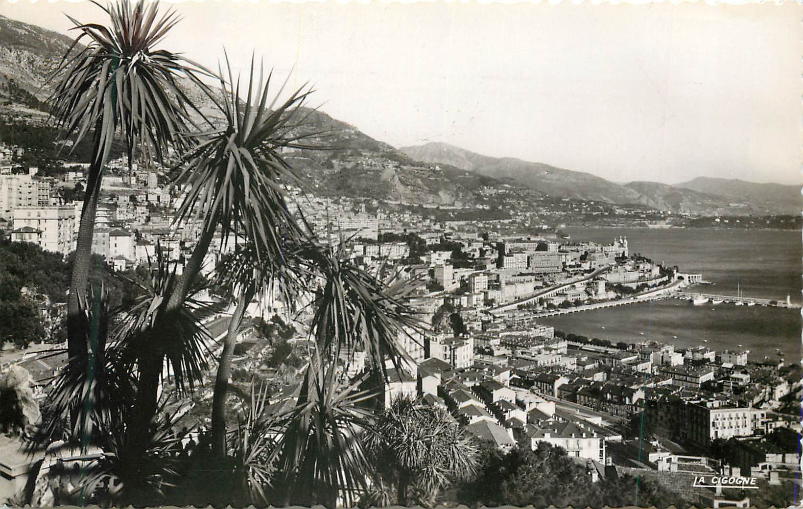 CPM Monte Carlo Vue generale prise du Jardin exotique 