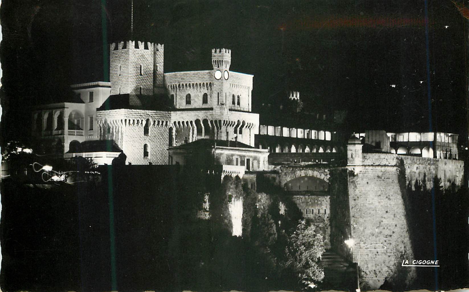 CPM Principaute de Monaco Le palais Princier illumine 