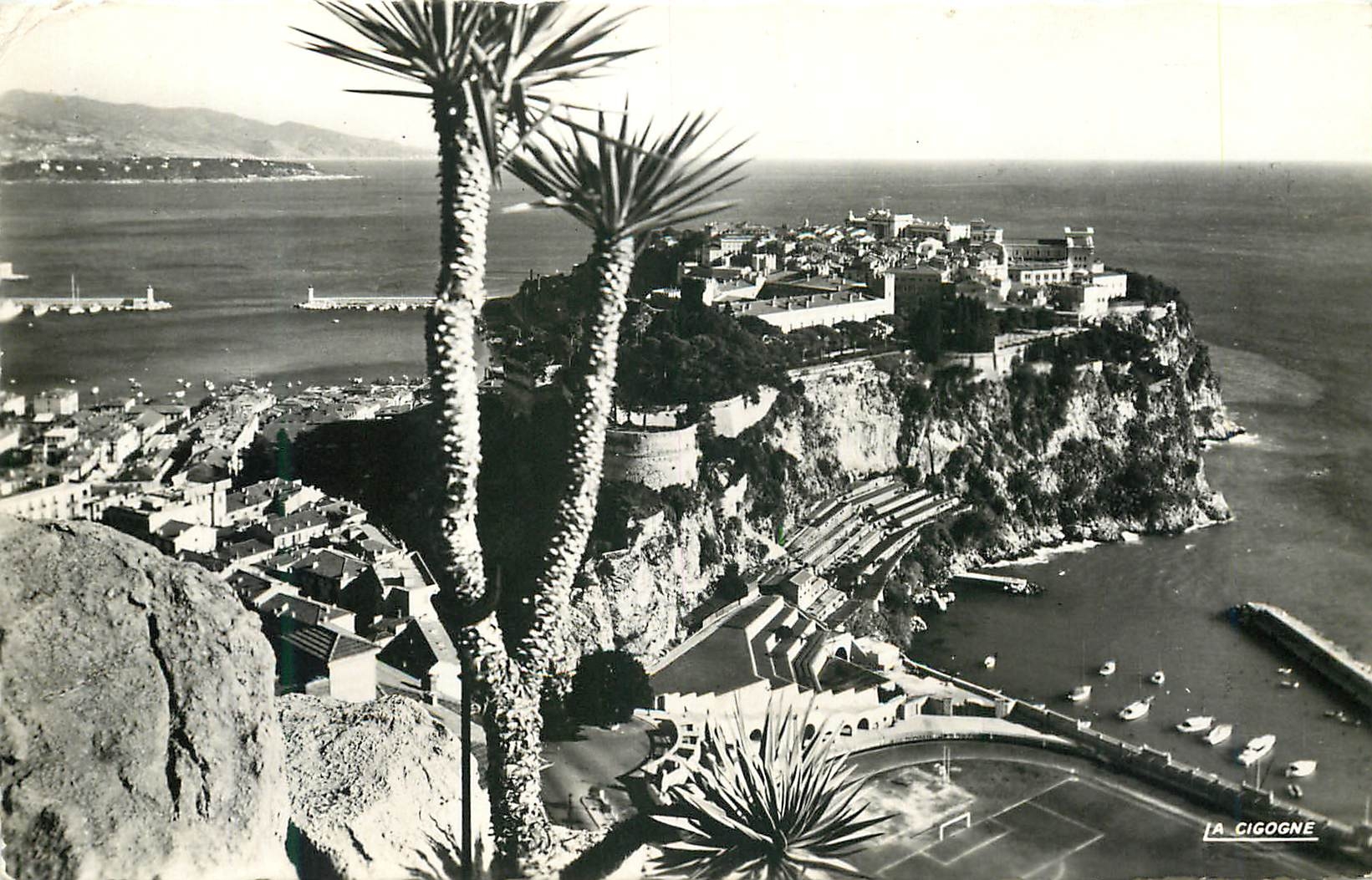 CPM Le rocher de Monaco le Cap Martin et l Italie 