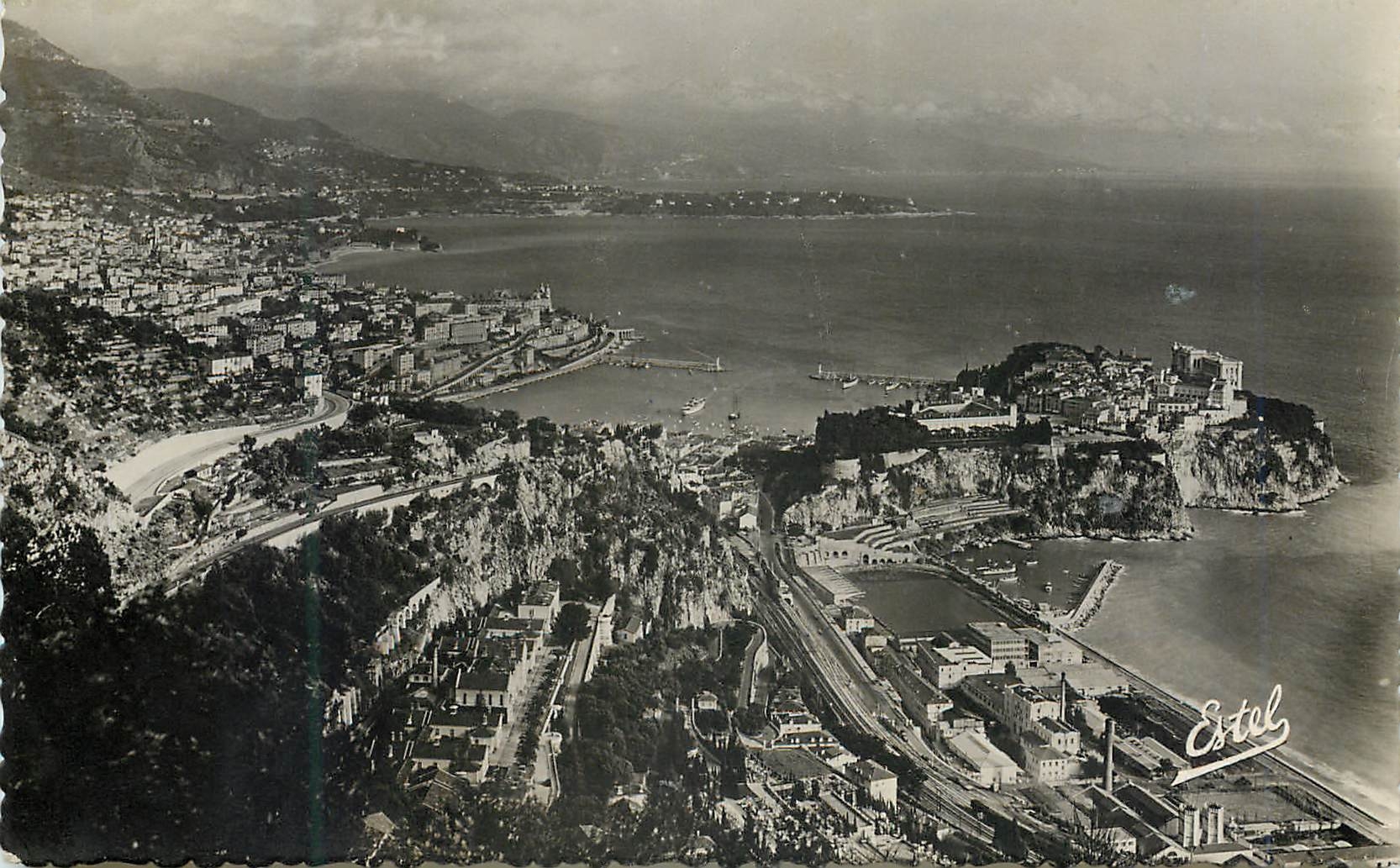 CPM Monaco Vue sur Monaco le Cap Martin et l Italie 