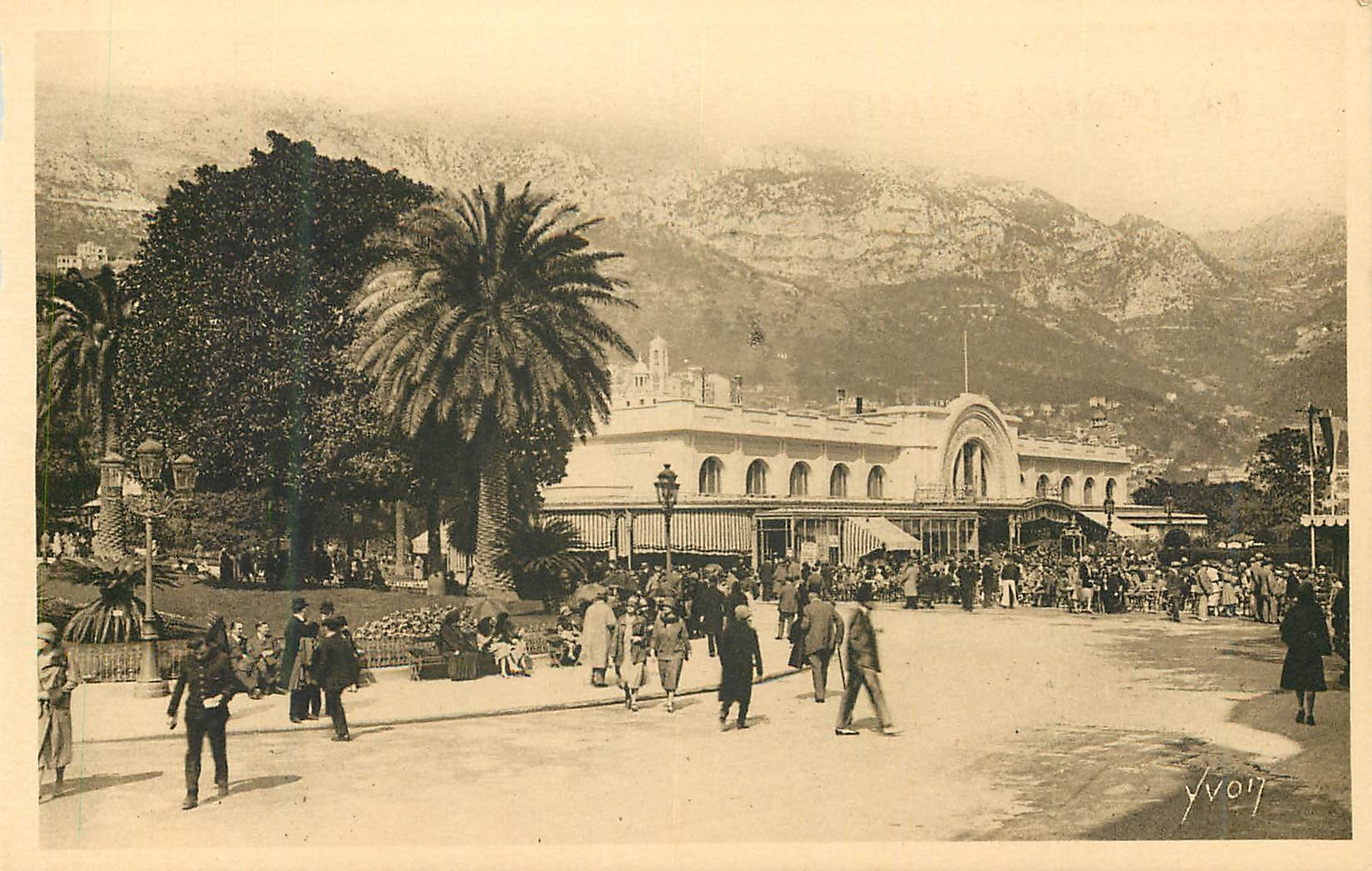 CPA Monte Carlo Principaute de Monaco Le Cafe de Paris 
