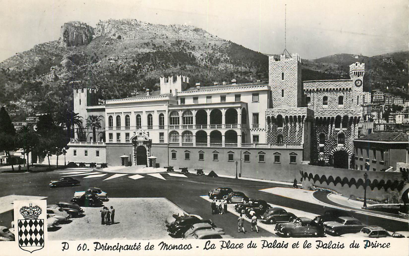 CPM Principaute de Monaco La Place du Palais et le Palais du Prince 