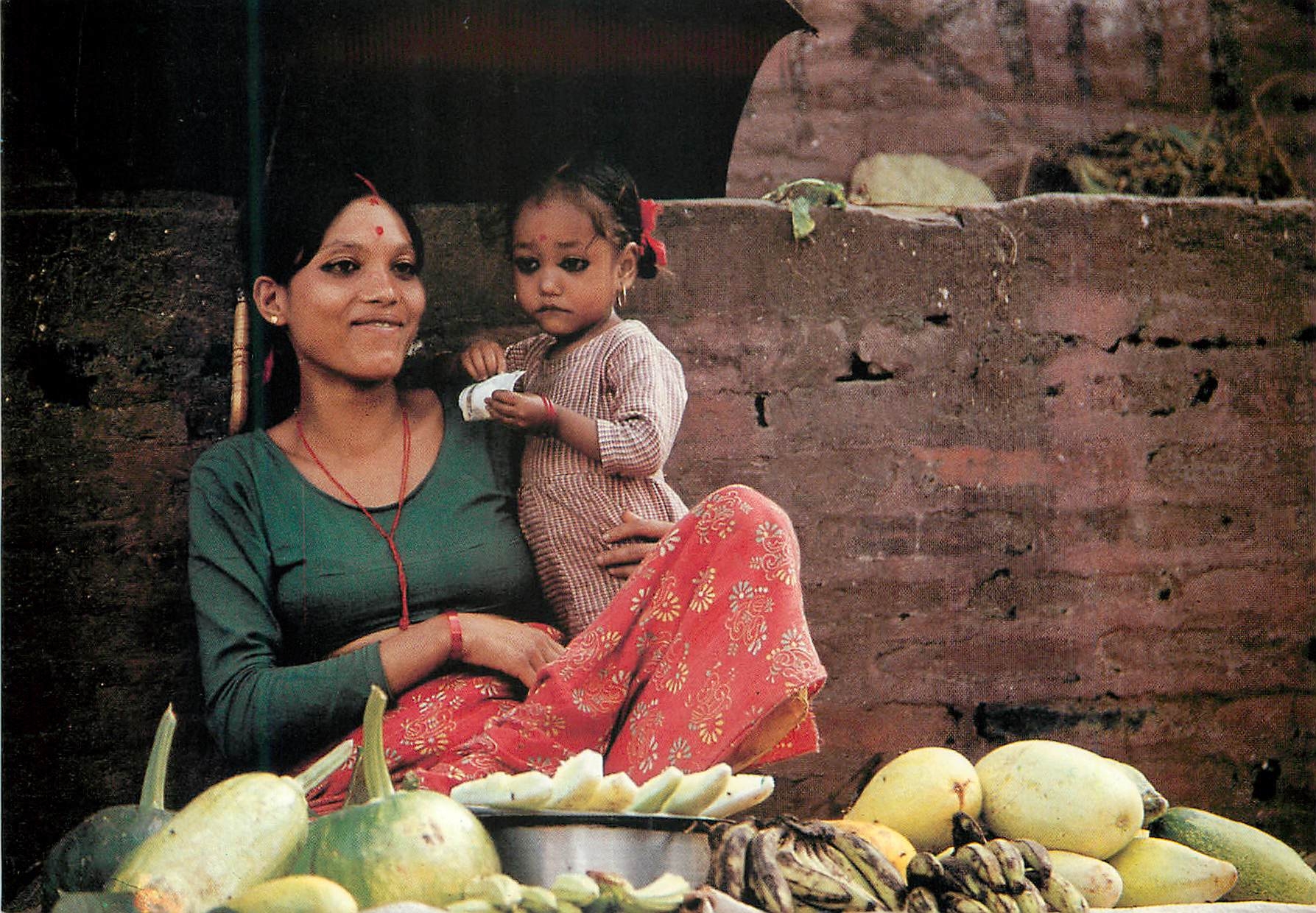 CPM Sur la place du Palais Royal de Kathmandu Nepal 