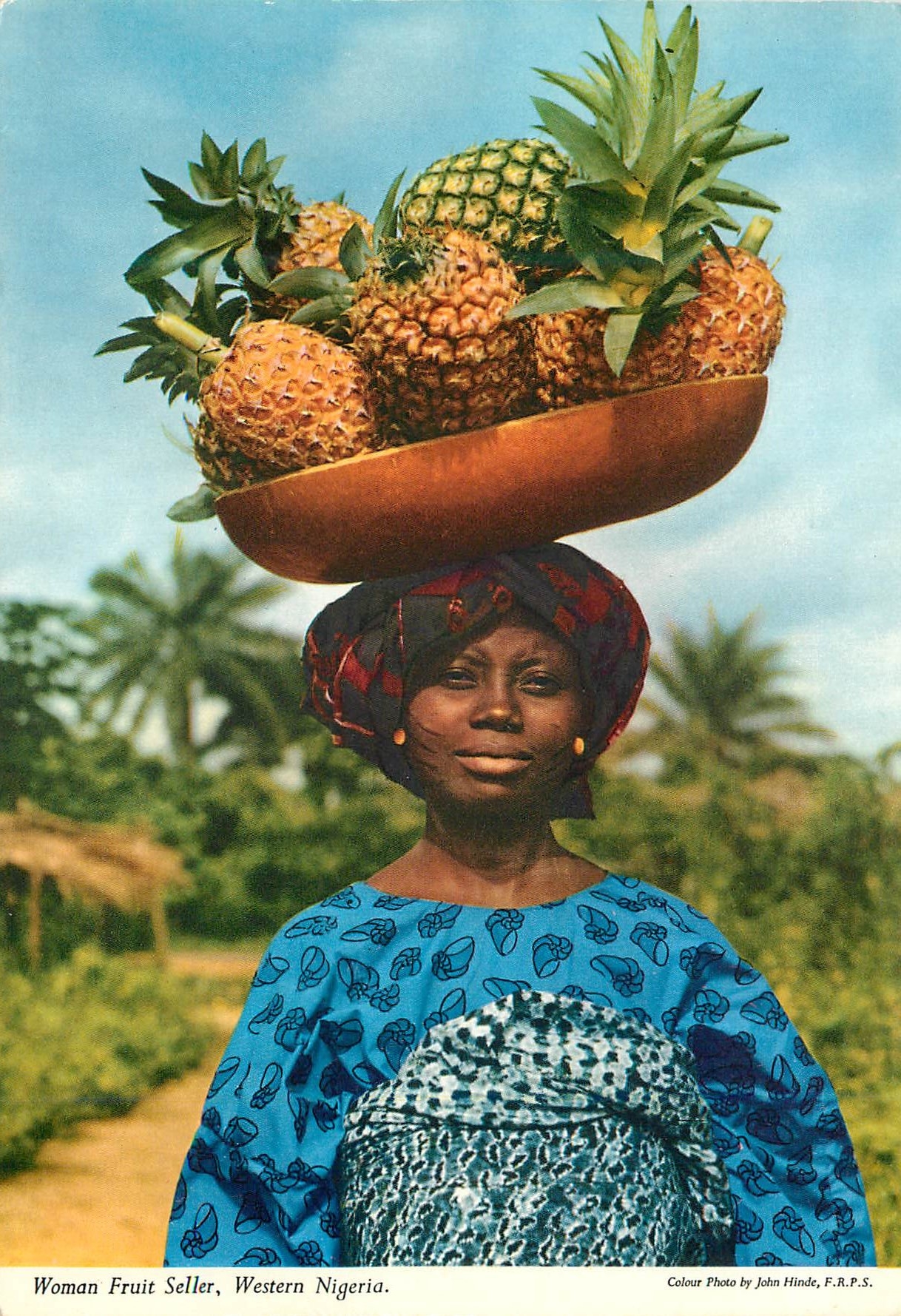 CPM Woman fruit seller Western Nigeria 