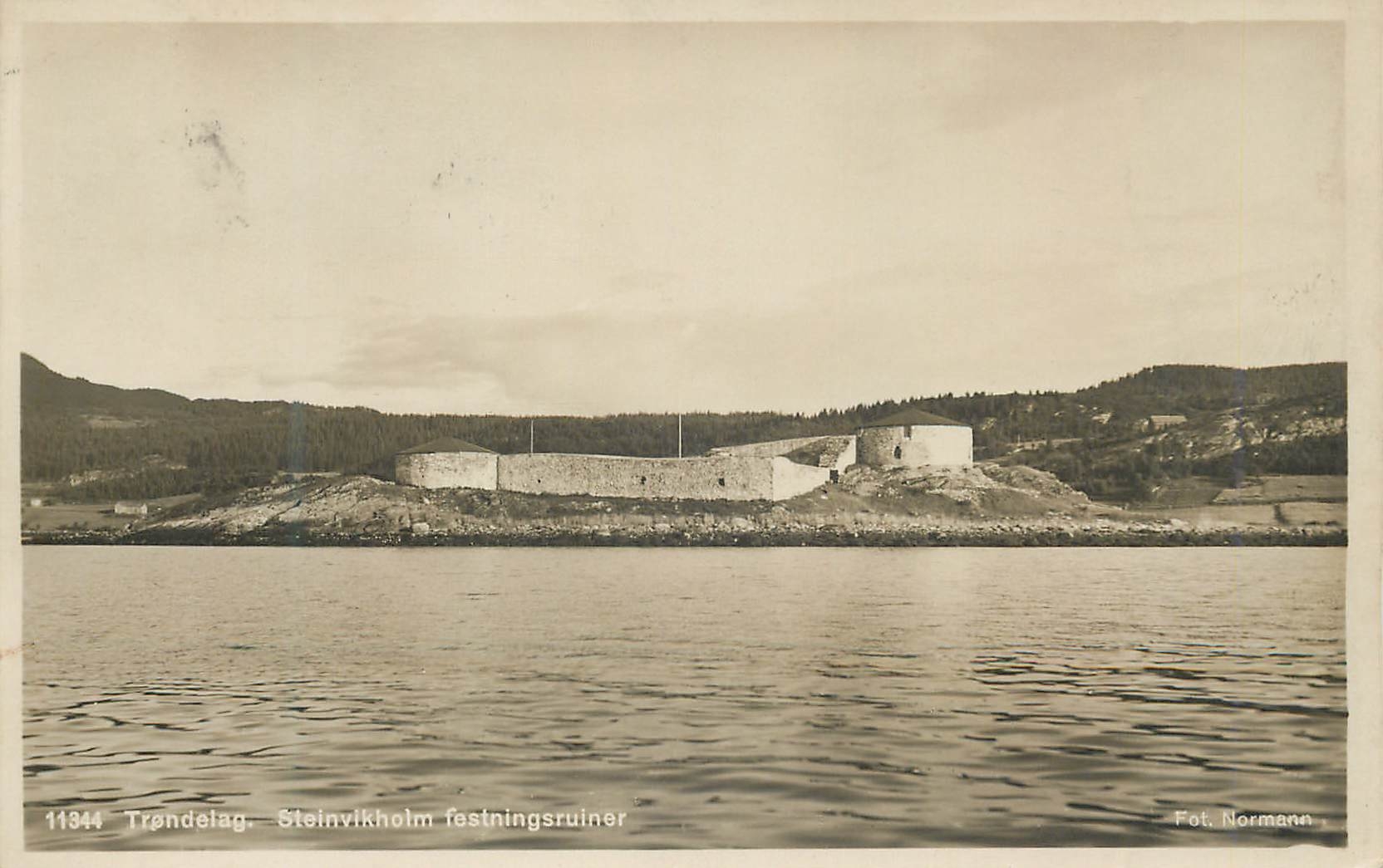 CPA Trendelag Steinvikholm festningruiner 