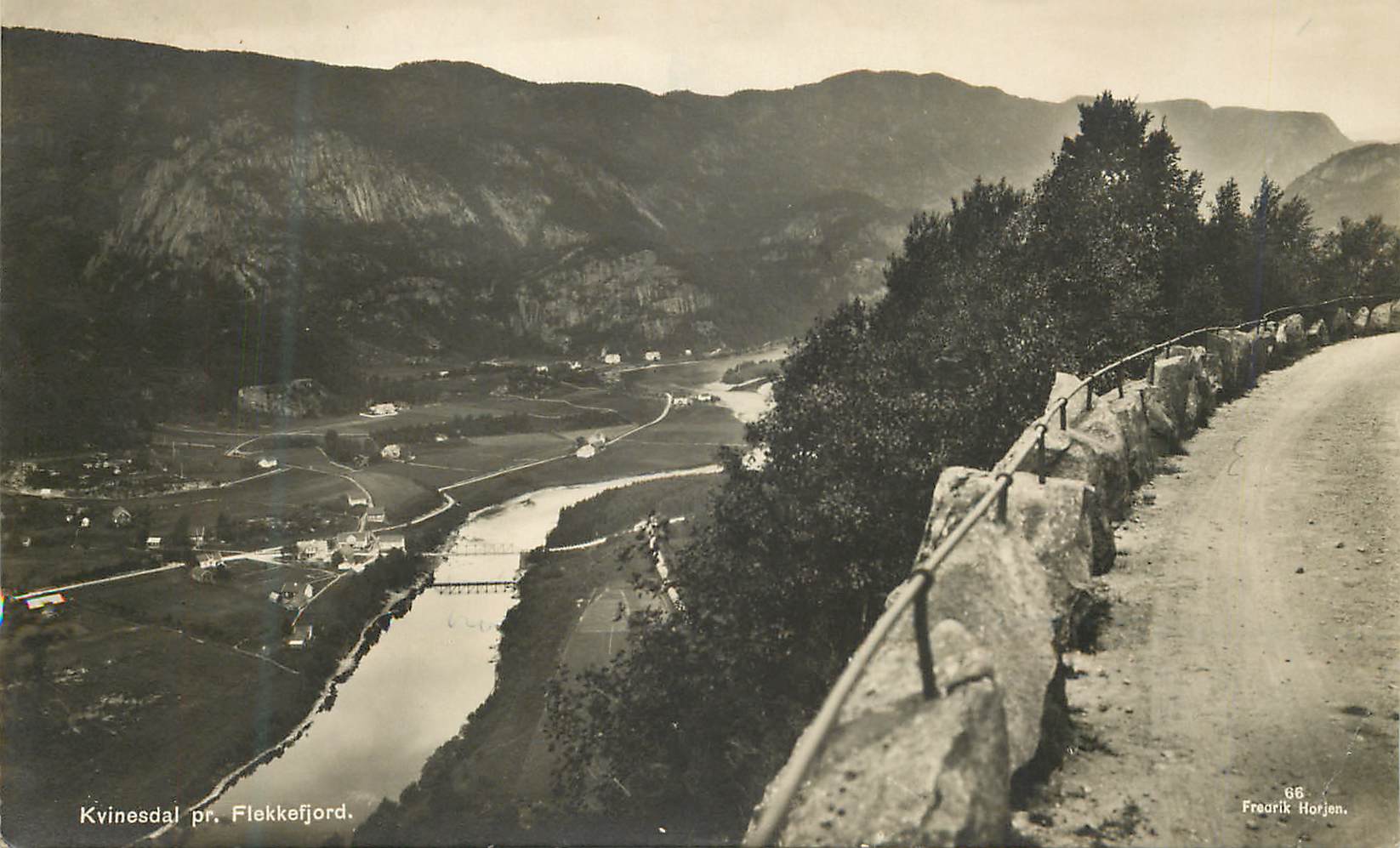 CPA Kvinesdal pr Flekkefjord 