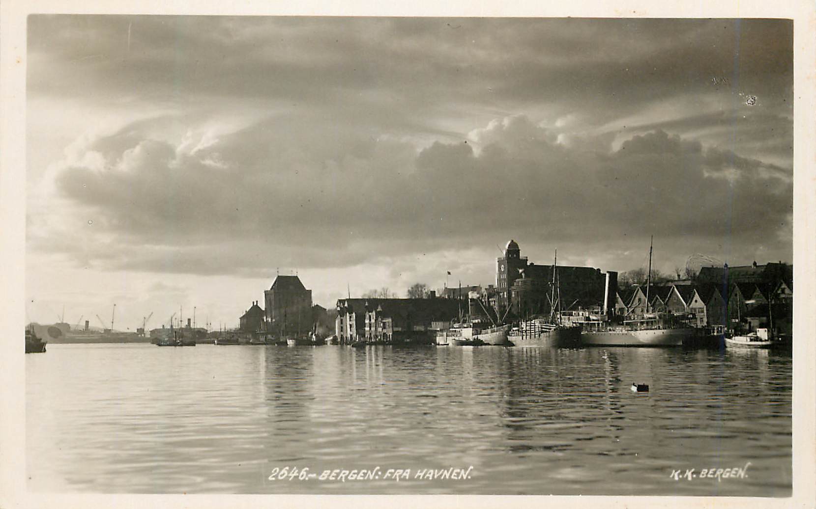 CPA Bergen Fra Havnen 