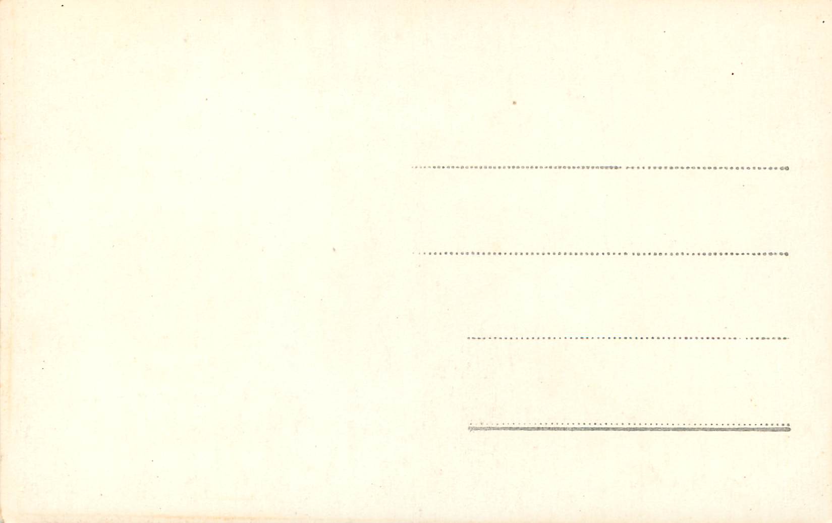 CPA Bergen Fra Havnen  — Verso