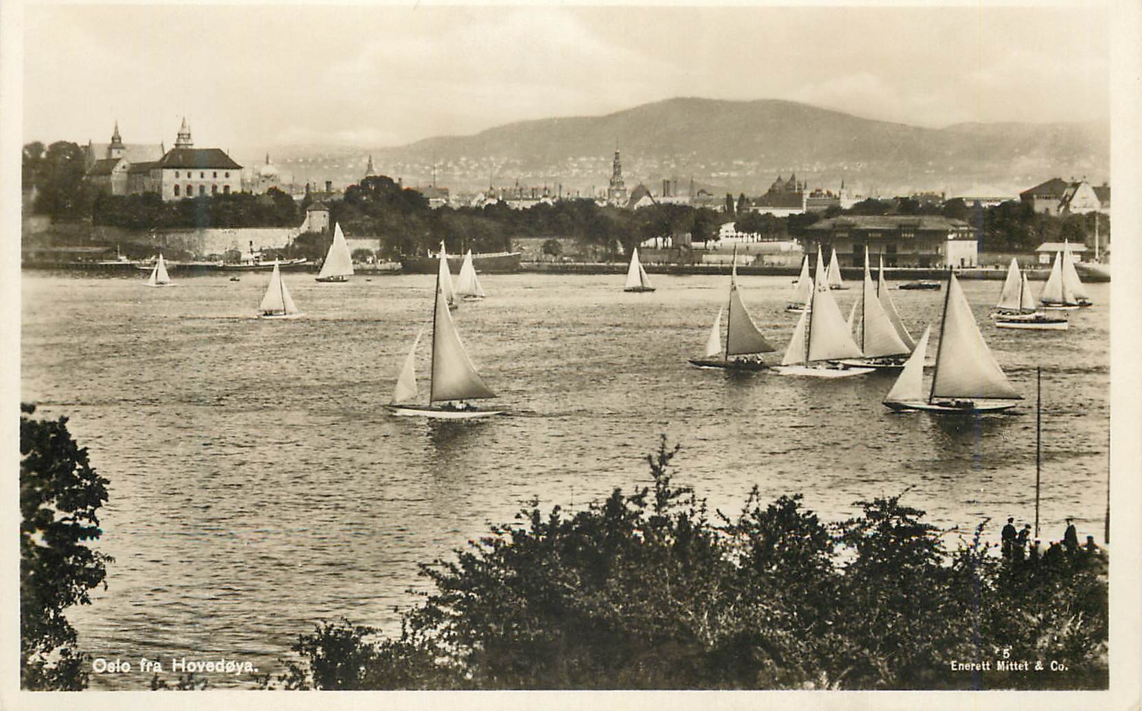 CPA Oslo fra Hovedoya Bateaux