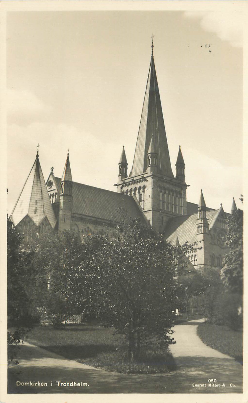 CPA Domkirken i Trondheim 
