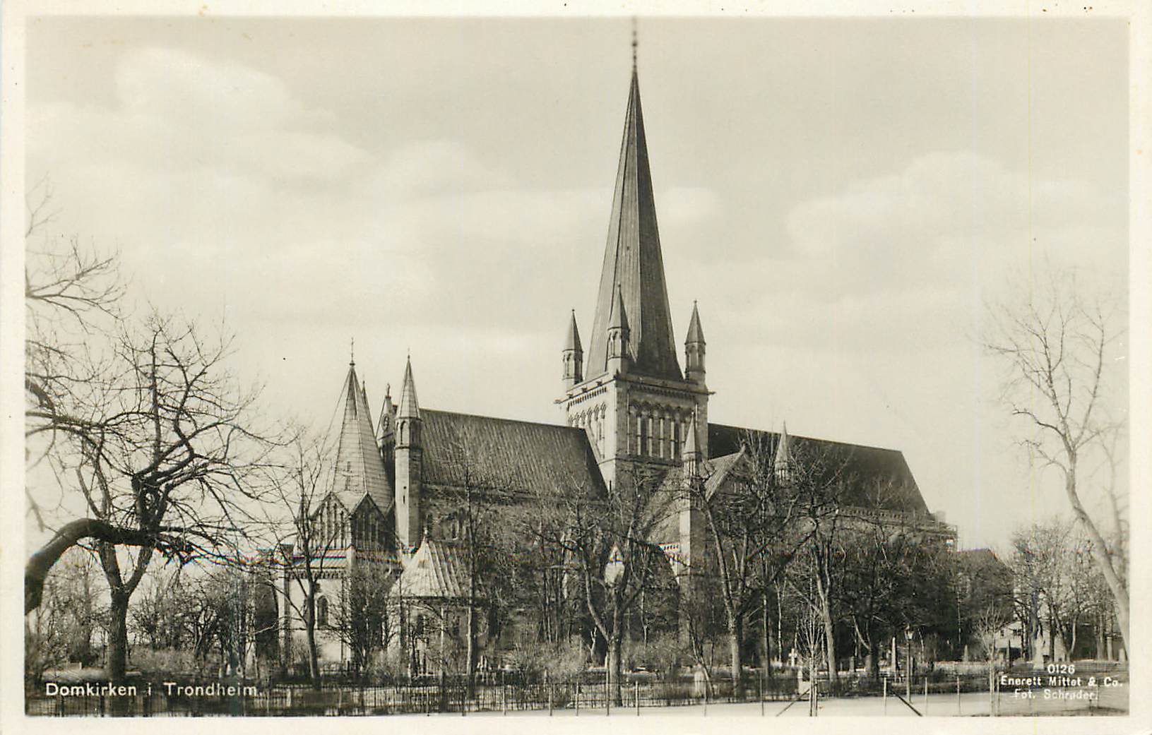 CPA Domkirken i Trondheim 