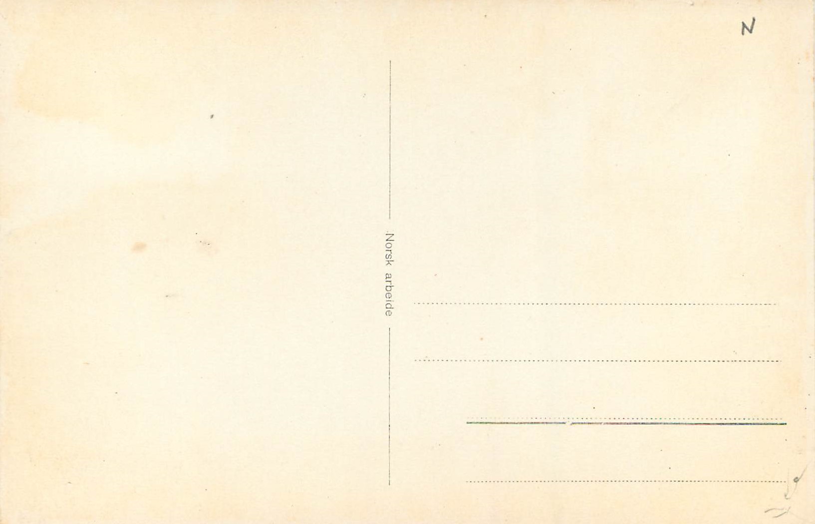 CPA Vossabrur Folklore — Verso