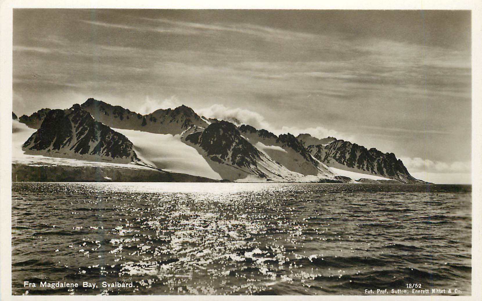 CPA Fra Magdalene Bay Svalbard 