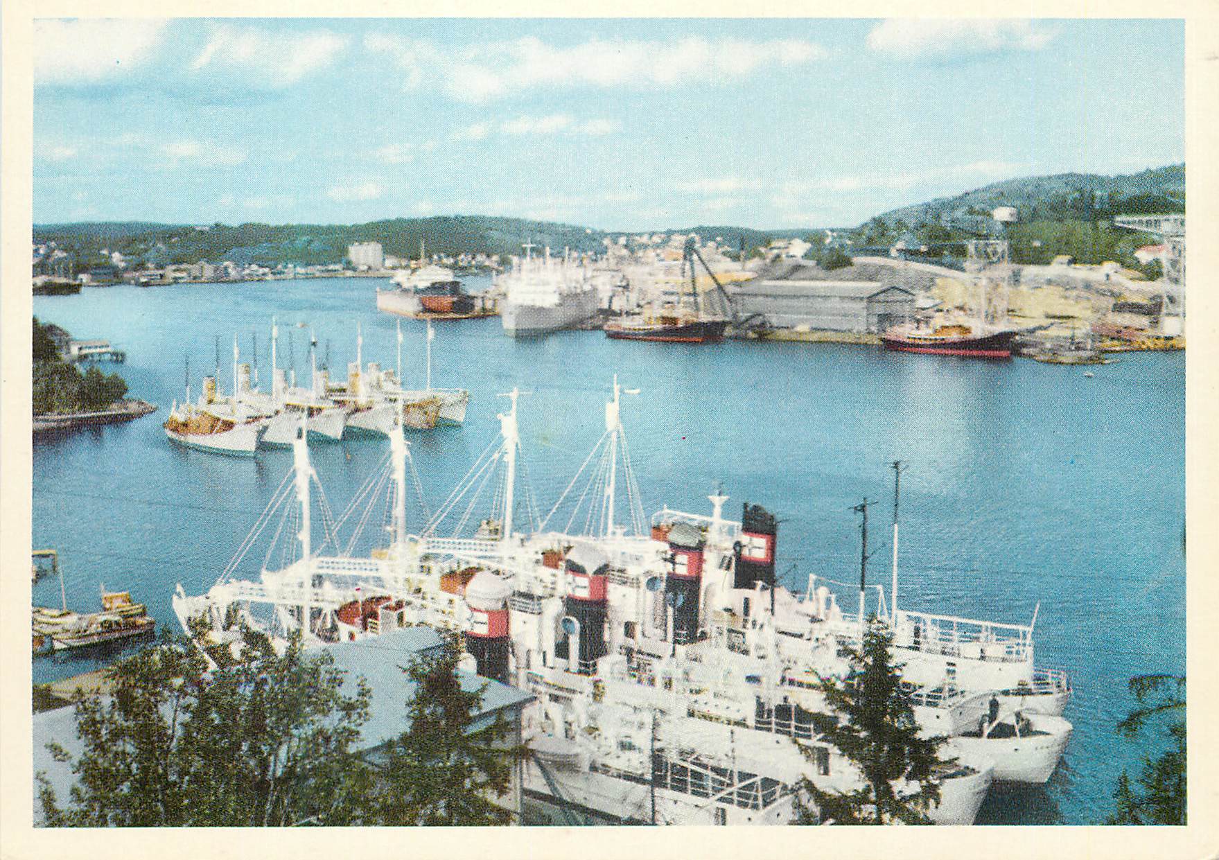CPA Sandefjord Havnen Bateaux