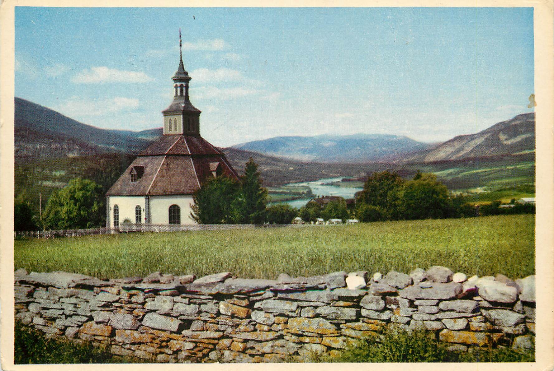 CPA Norge Sor Fron Kirke Gudbrandsdalen 