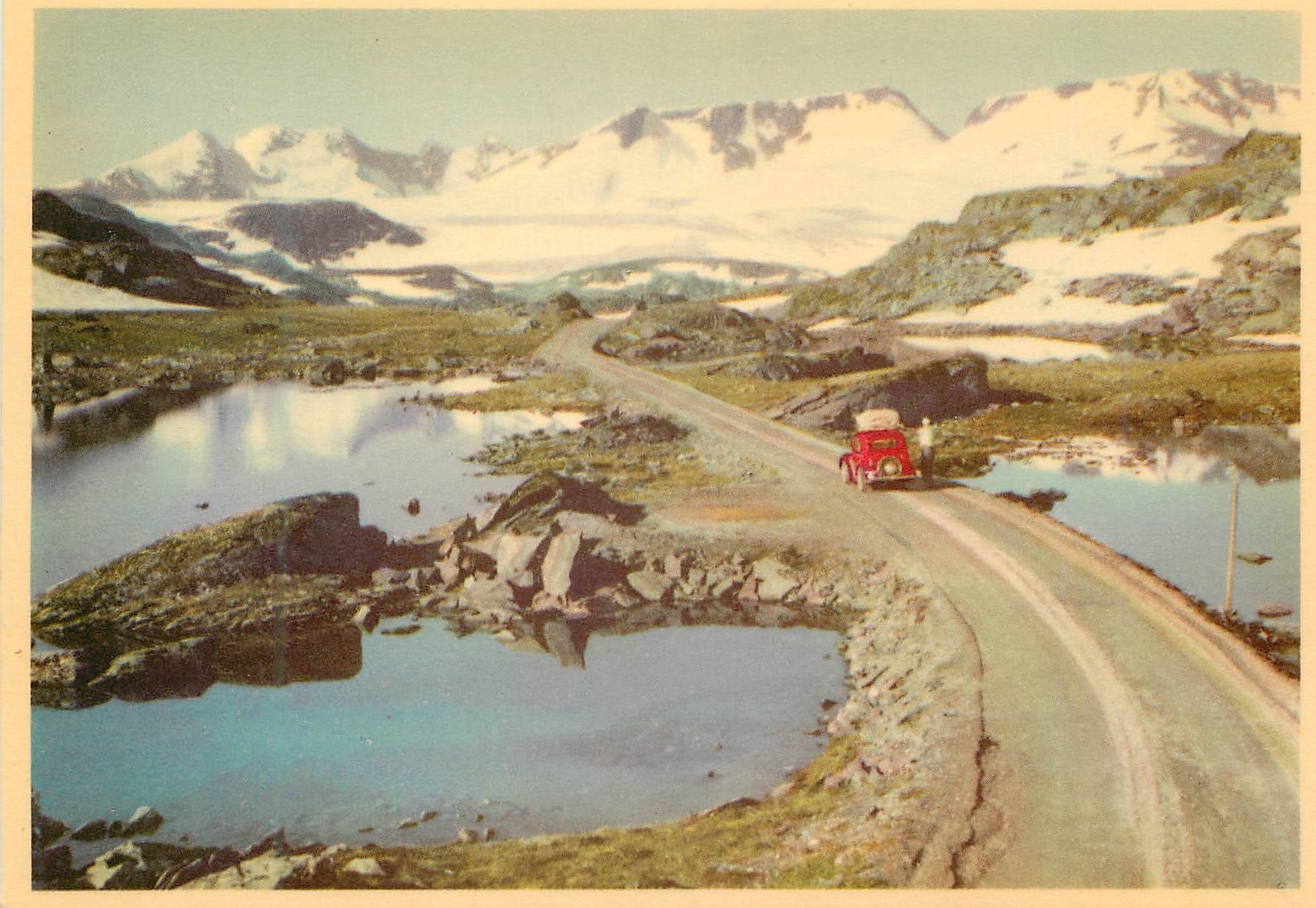 CPA Norway Sognefjellvelen The route Lom Sognefjorden Bateau