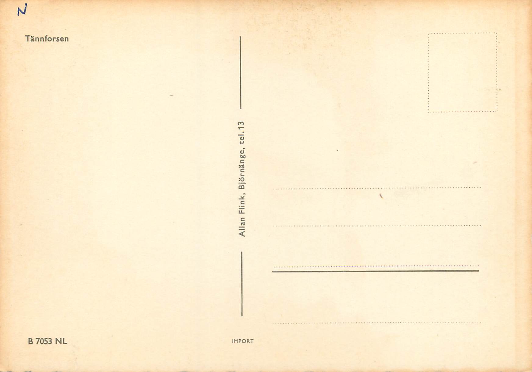 CPM Tannforsen  — Verso
