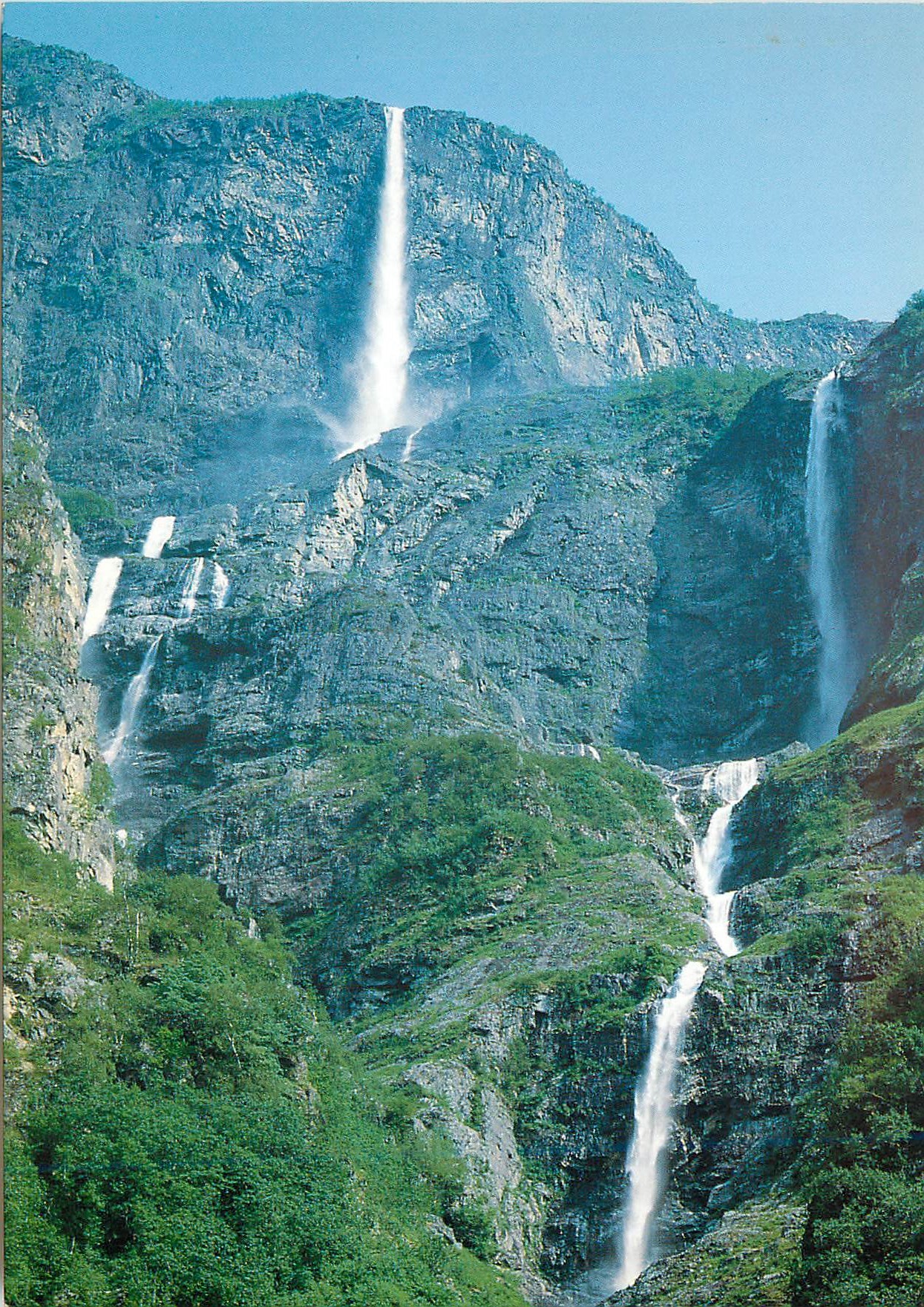 CPM Norway The bridal veil Gudvangen 