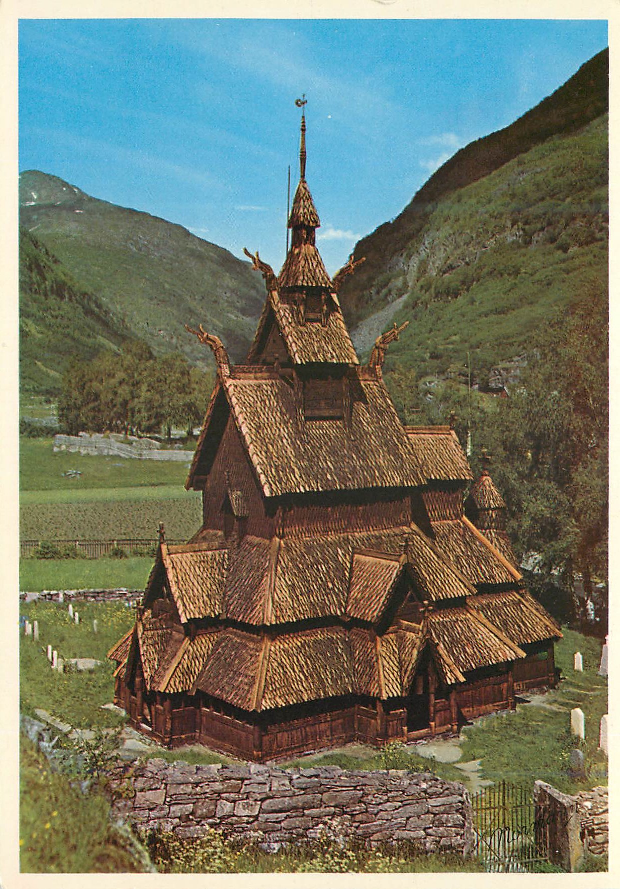 CPM Norway Stave church at Borgund Sogn 