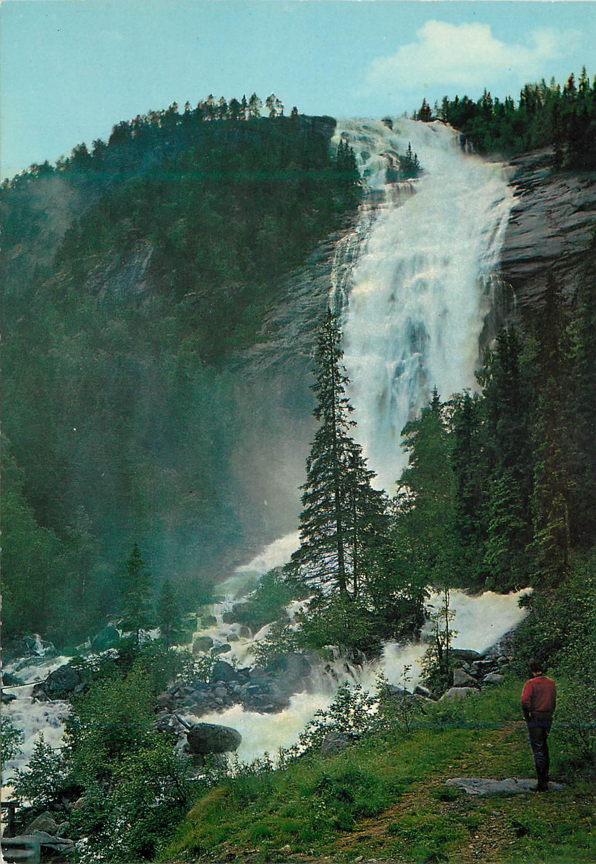 CPM Norway Reiarfossen waterfall Ose Setesdal Valley 