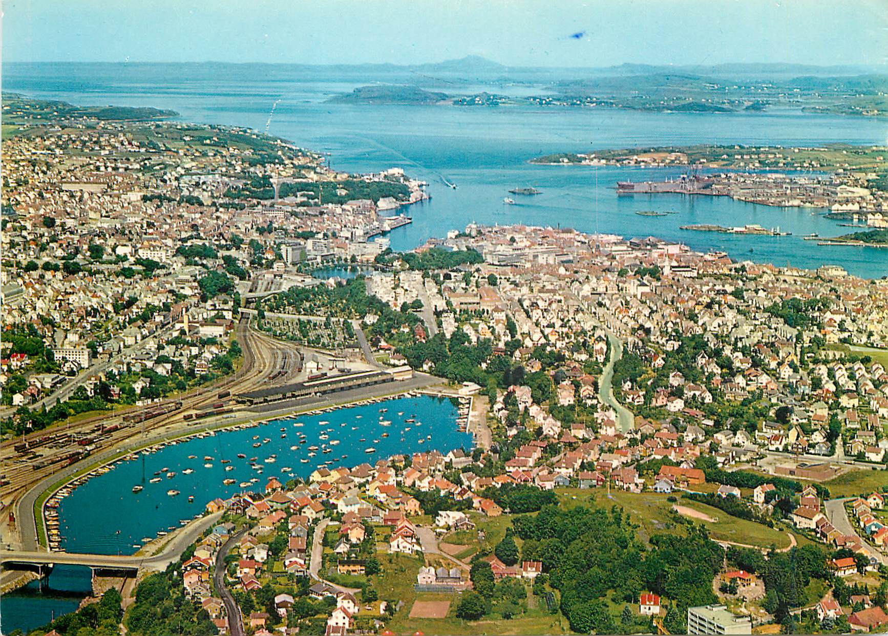 CPM Norway view of the town lake Hillevagsvannet Stavanger