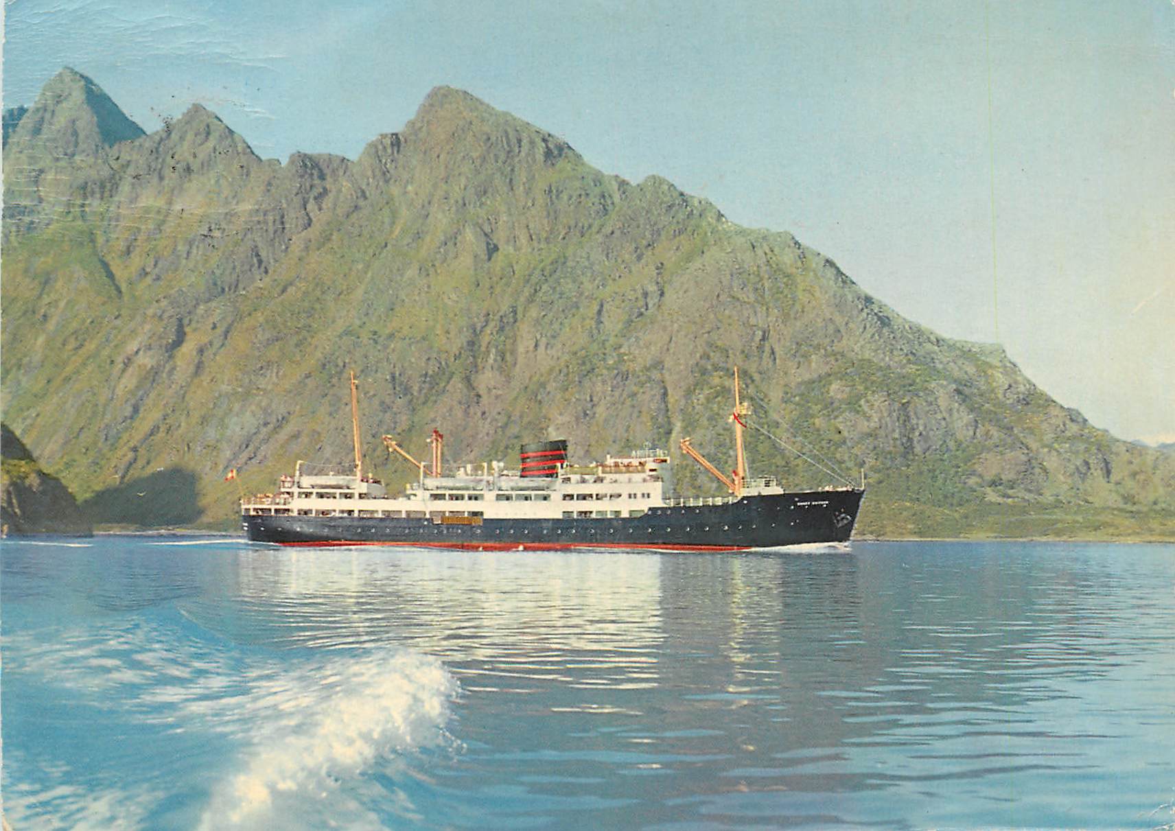 CPM Norway The Express Coastal liner in the Raftsund Sound between Lofoten and Vesteralen Bateau