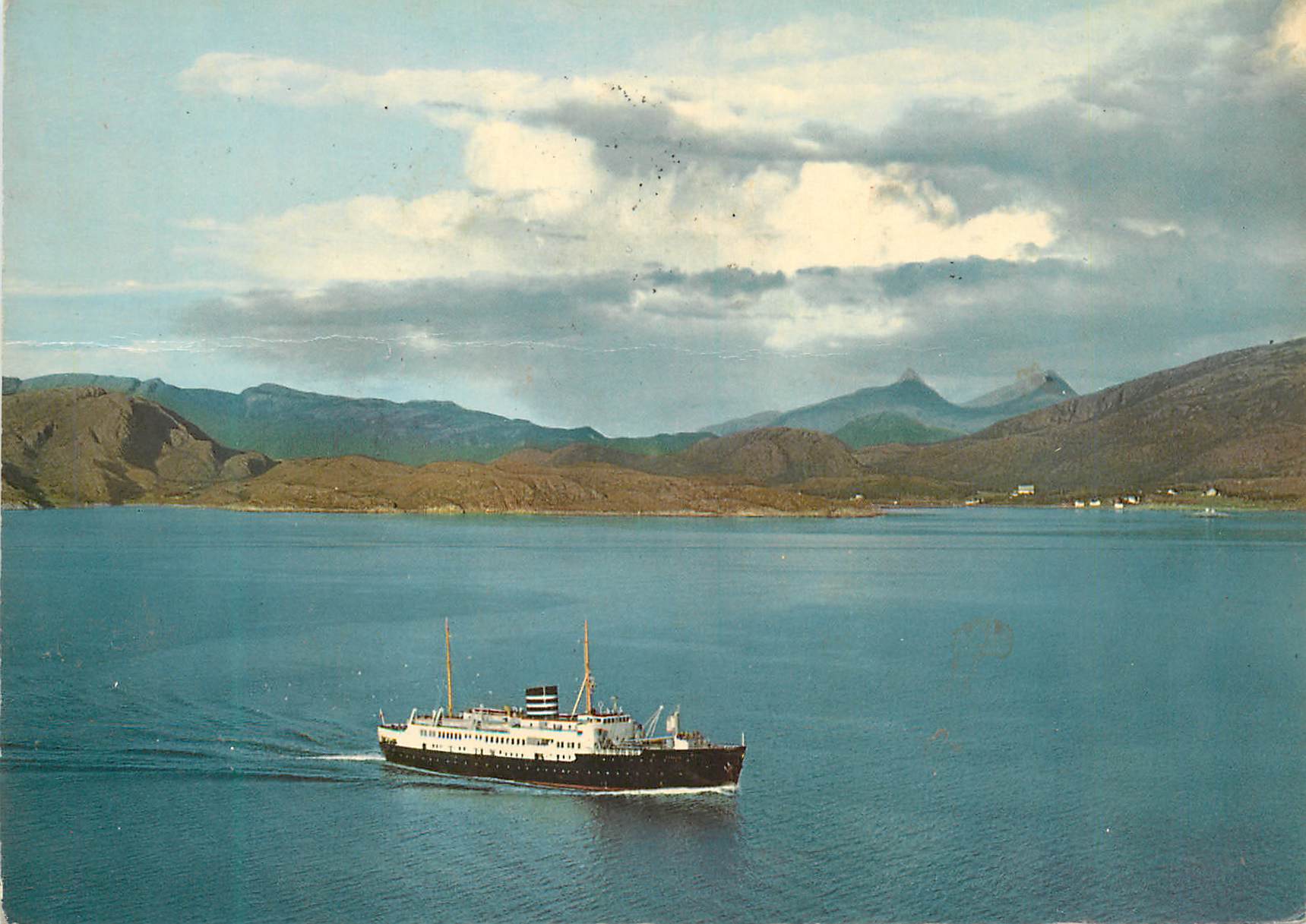 CPM Norway The express coastal liner in the leith off Sor Horsfjord east of Leka Bateau