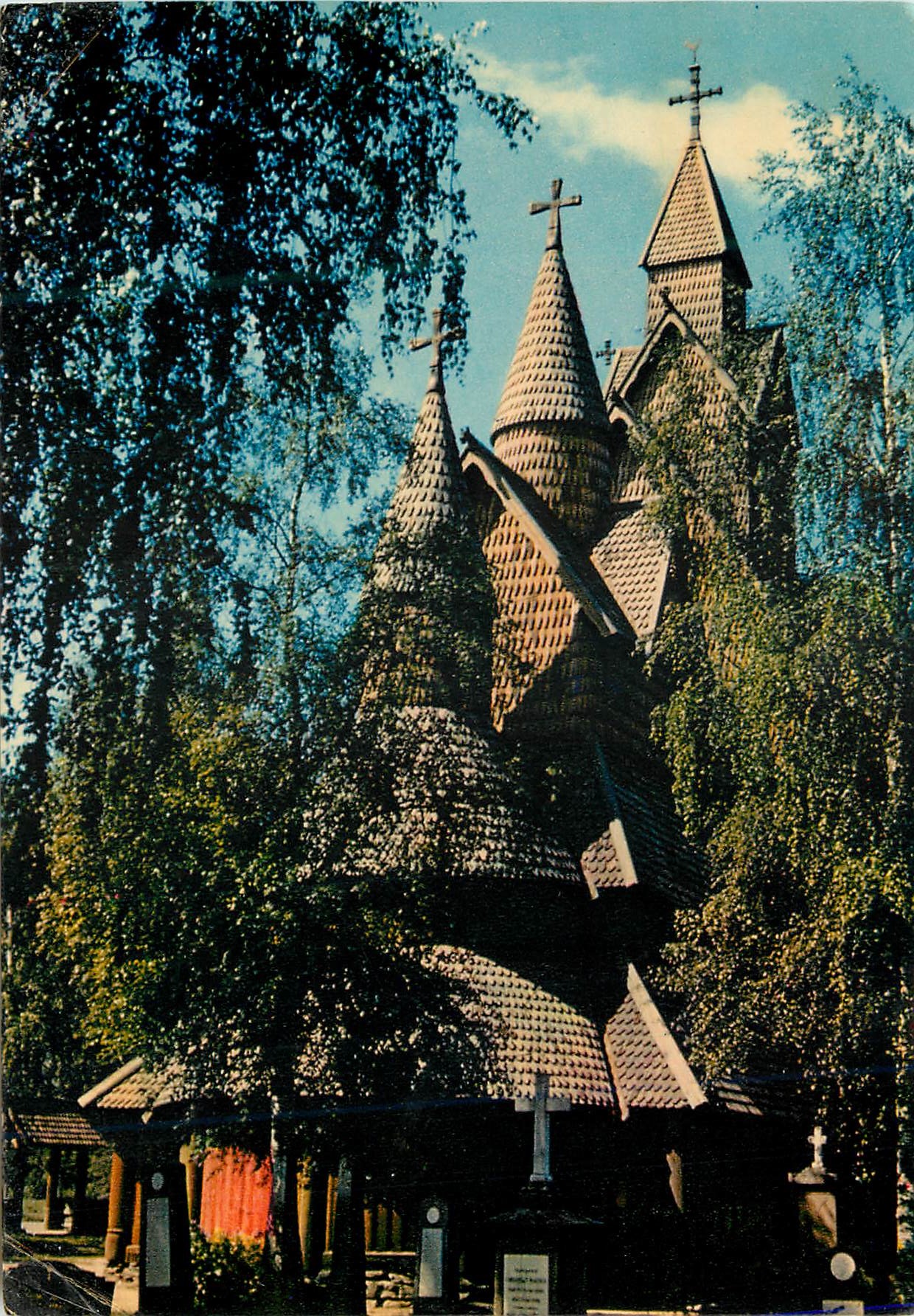 CPM Norvege Eglise de Stavkyrkje 