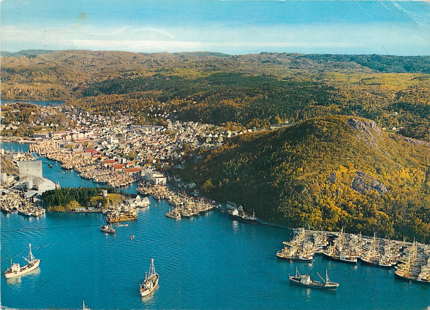 CPM Norway Fishing boats in harbour 