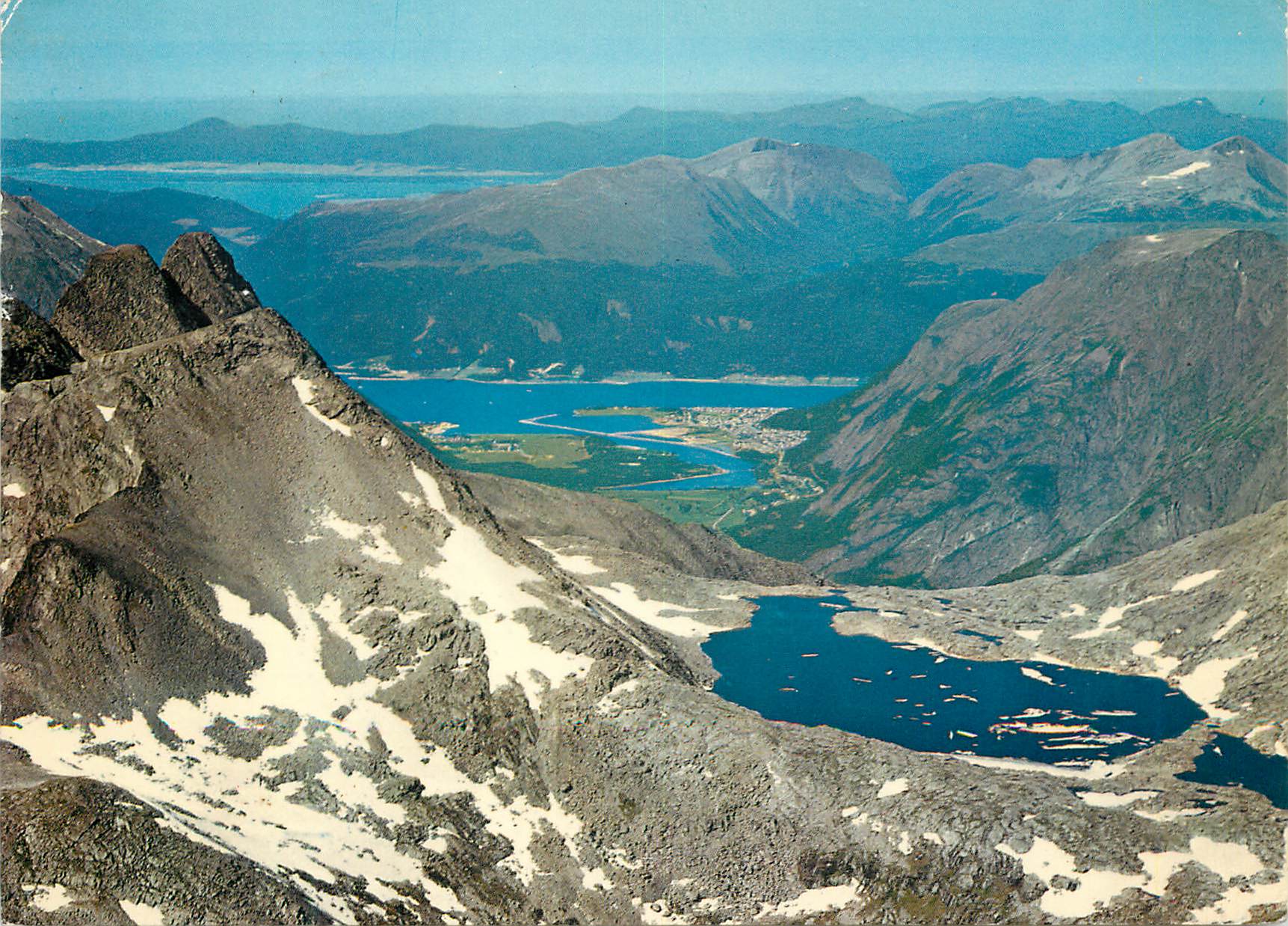 CPM Norway Mountain view towards Andalsnes Molde in the background 