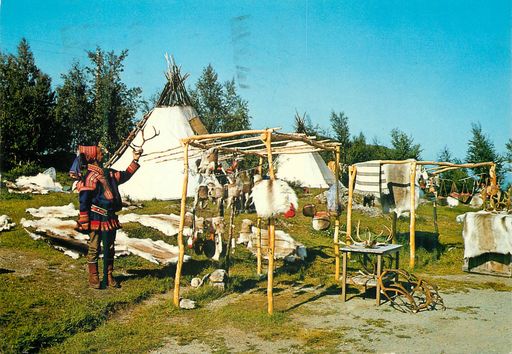 CPM Norway Lapp selling souvenirs 